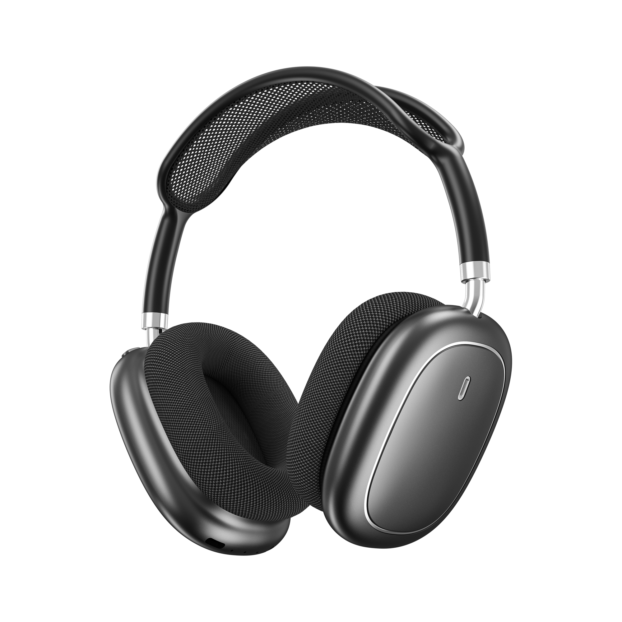 WiWU bezdrátová náhlavní sluchátka s aktivním potlačením hluku ANC Airbuds MAX TD-18 černá