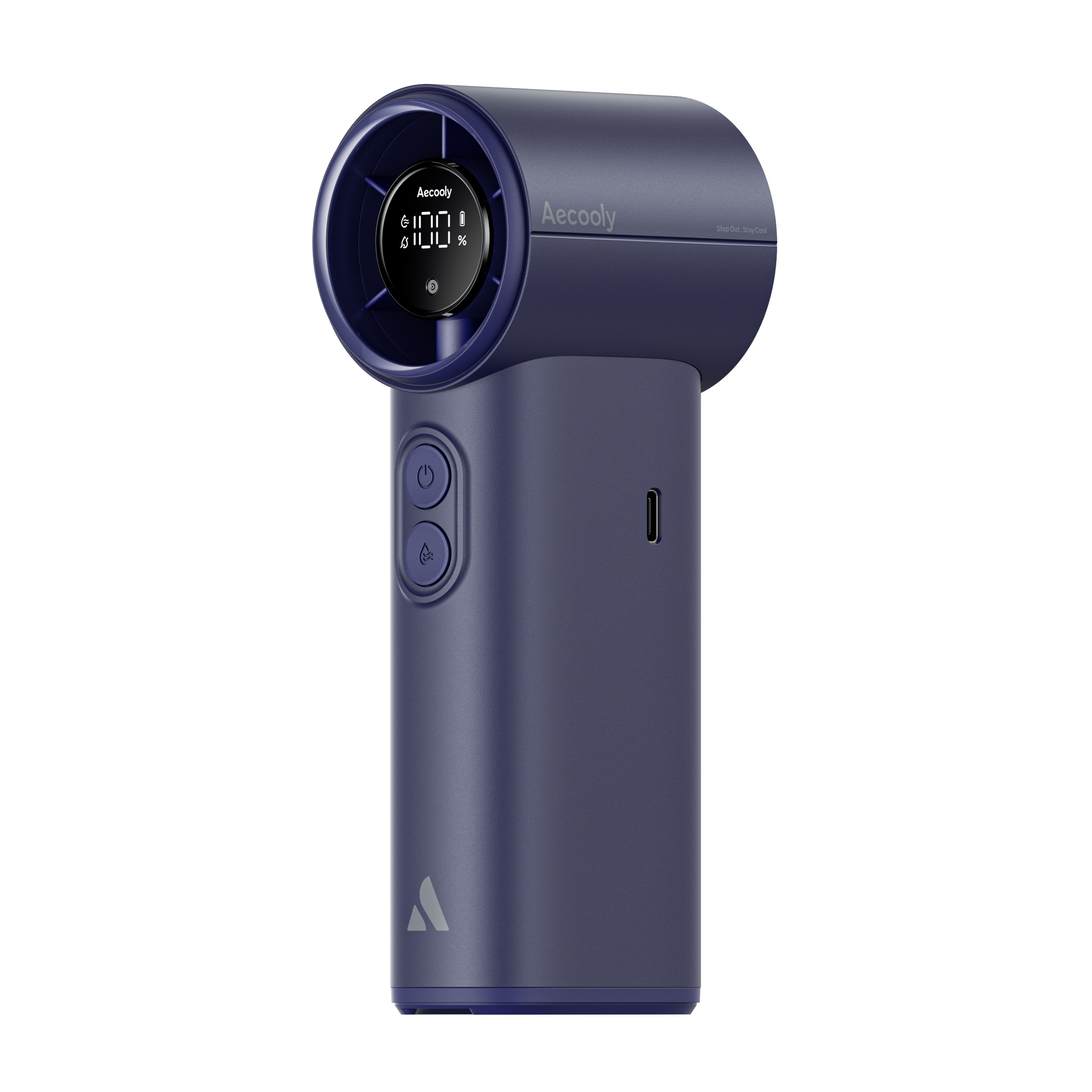 Aecooly Cold Air PM02 – Ruční ventilátor s vodní mlhou černý