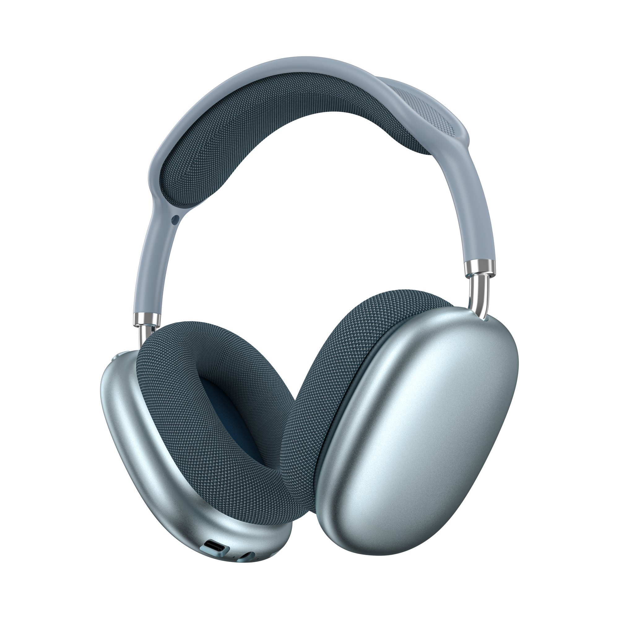 WiWU bezdrátová náhlavní sluchátka Bluetooth Airbuds MAX TD-13 modrá