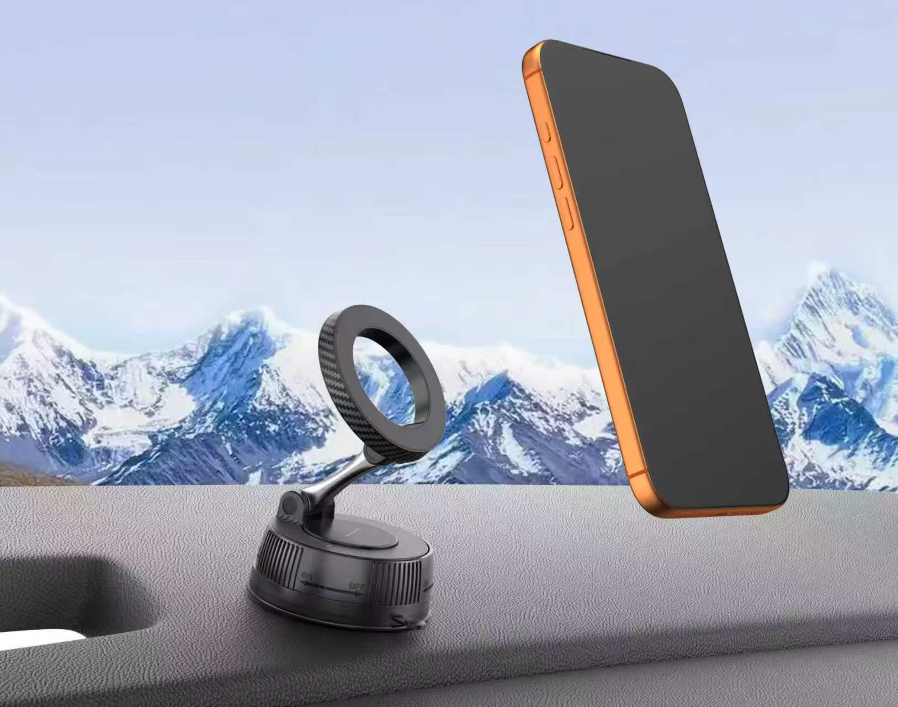 Swissten S-Grip MagLock Magnetický držák do auta (kompatibilní s MagSafe)