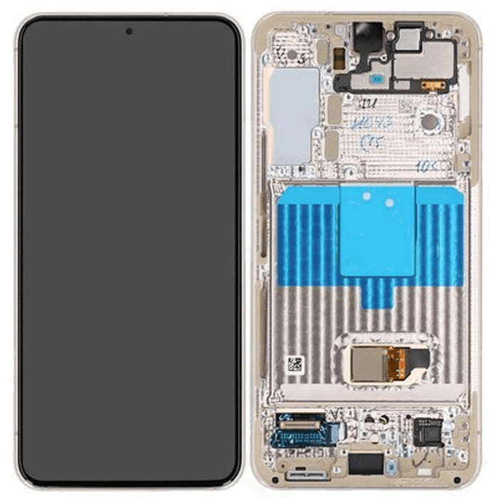Oryginalny Wyświetlacz LCD + Ekran dotykowy Samsung SM-S901 Galaxy S22 - fioletowy (Demontaż)