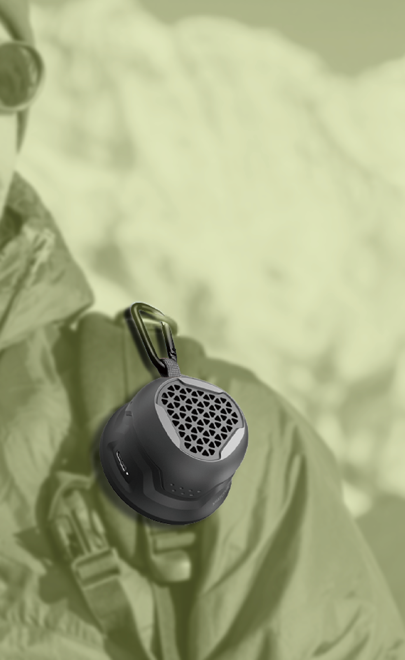 Miatone MagRover IP66 vodotěsný bluetooth magnetický reproduktor s MagSafe černý
