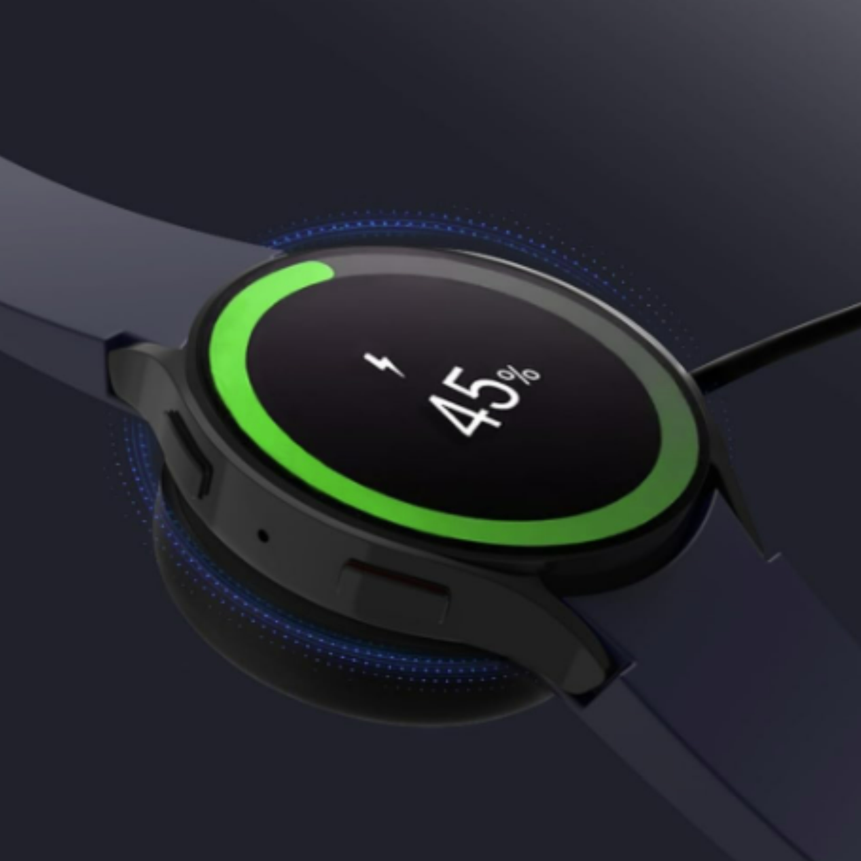 SWISSTEN Bezdrátová nabíječka 2v1 pro Samsung Galaxy Watch a USB-C, USB-C (USB-A) 1,2m černá