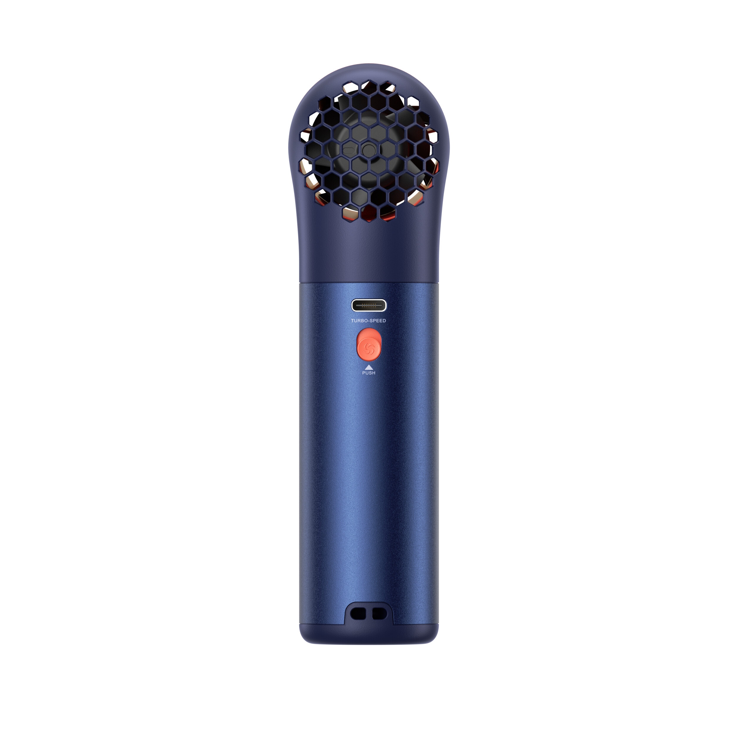 Aecooly Aero Ultra PH03 – Rychlý kovový ruční ventilátor modro-oranžový