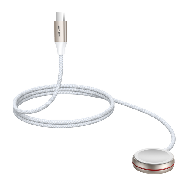 Joyroom S-IW011 indukční nabíječka pro Apple Watch bílá s USB-C kabelem 1.2m