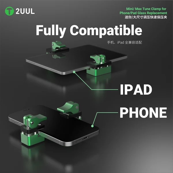 2UUL TC02 MAX Tune – velká servisní svorka pro lepení displejů a skel