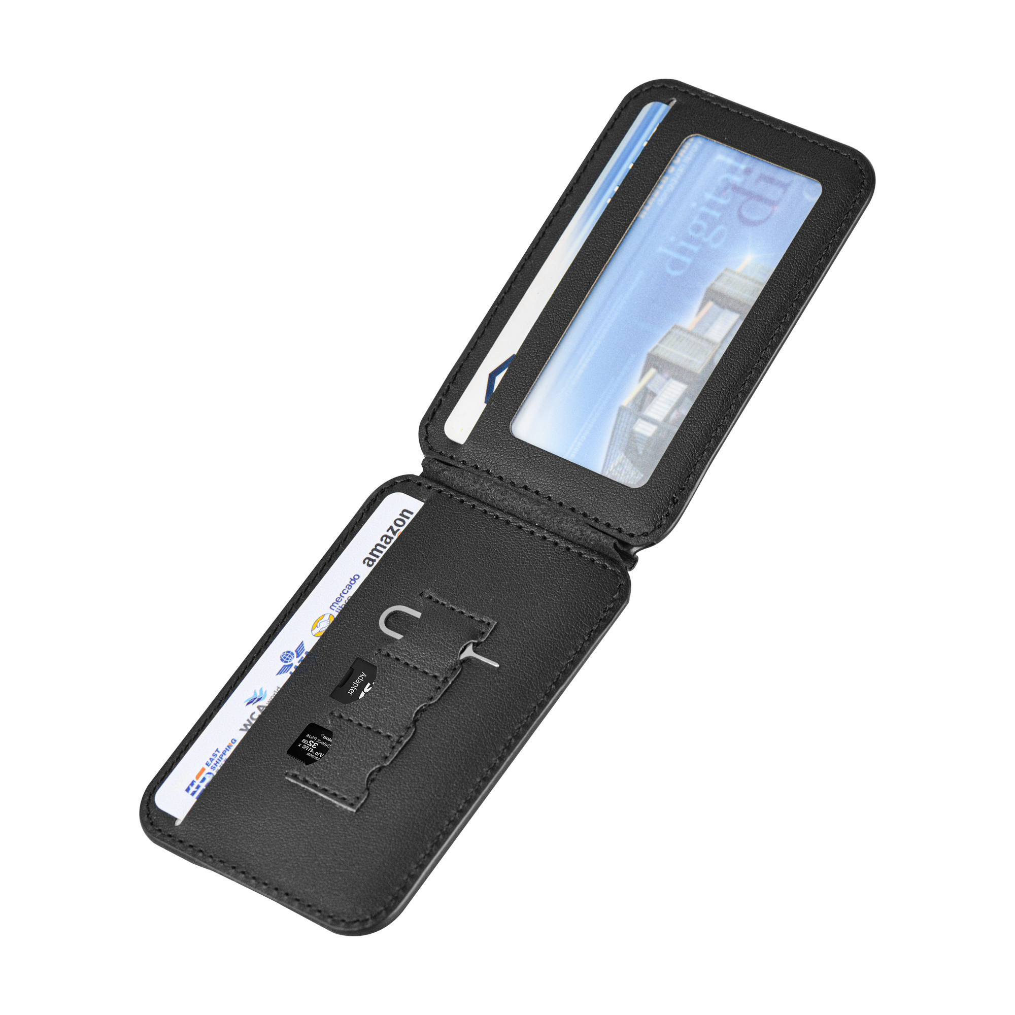 WiWU magnetická peněženka se stojánkem MagSafe Mag Wallet Pro MW-003 černá