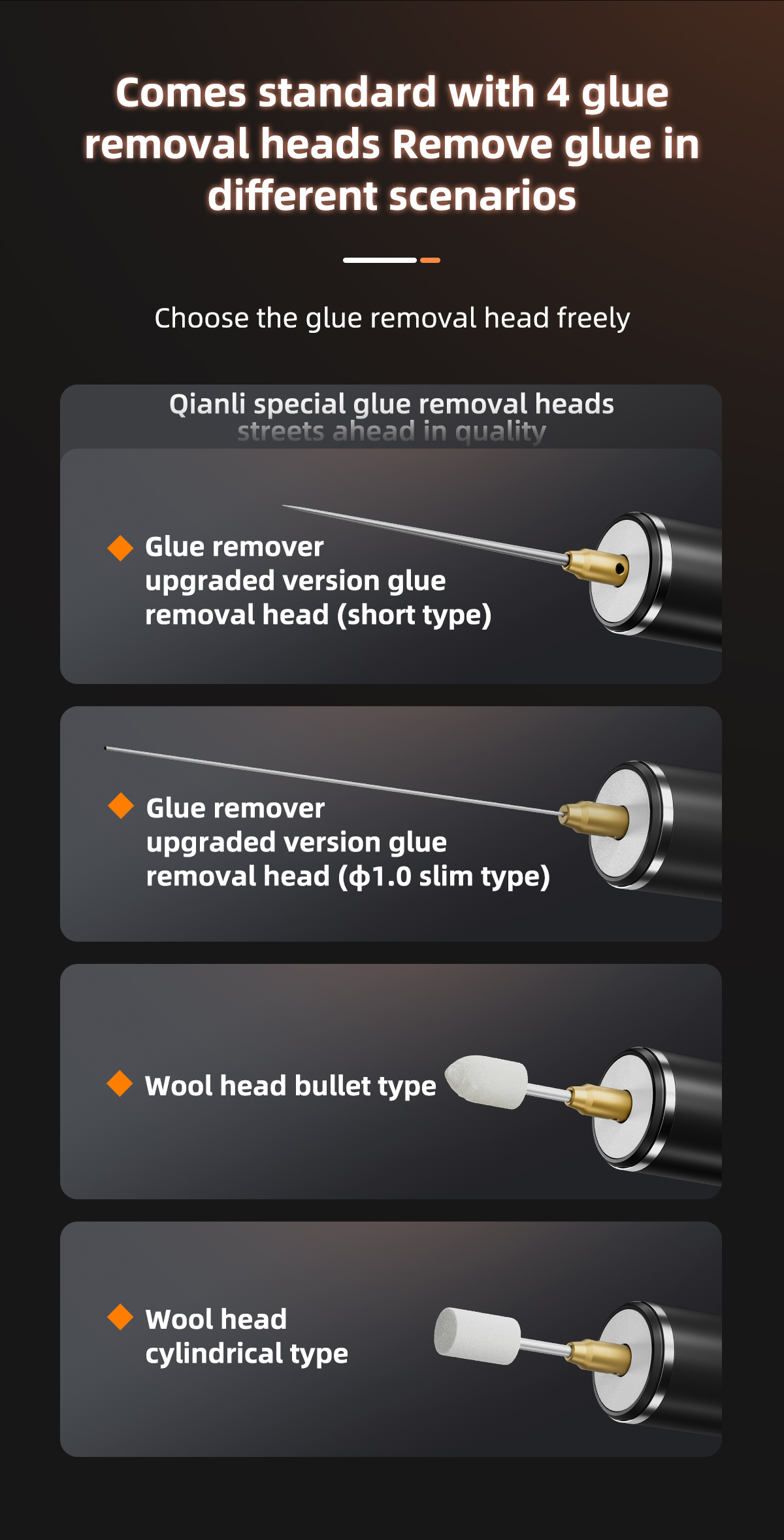 QianLi OCA Remover s LED osvětlením – Profesionální zařízení pro odstraňování lepidla
