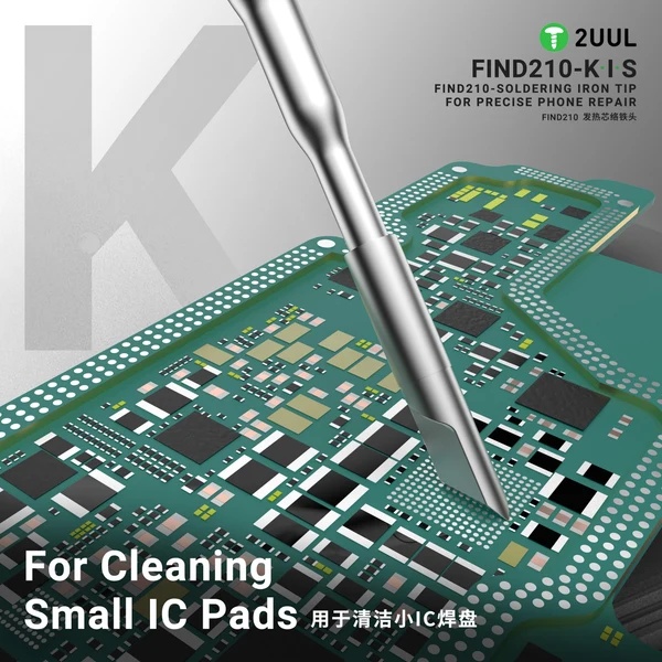 2UUL FD12 C210 – zkosený pájecí hrot pro pájecí stanice