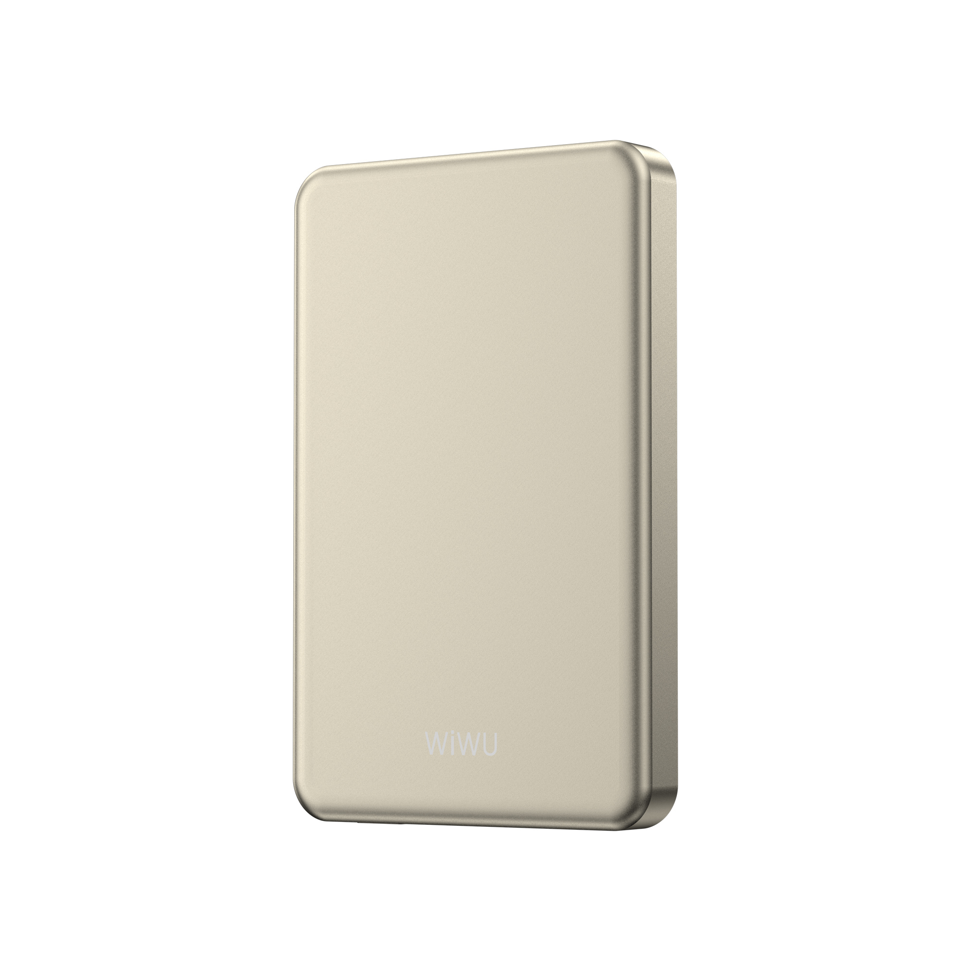WiWU ultra tenká magnetická powerbanka MagSafe P15 5000mAh titanově šedá