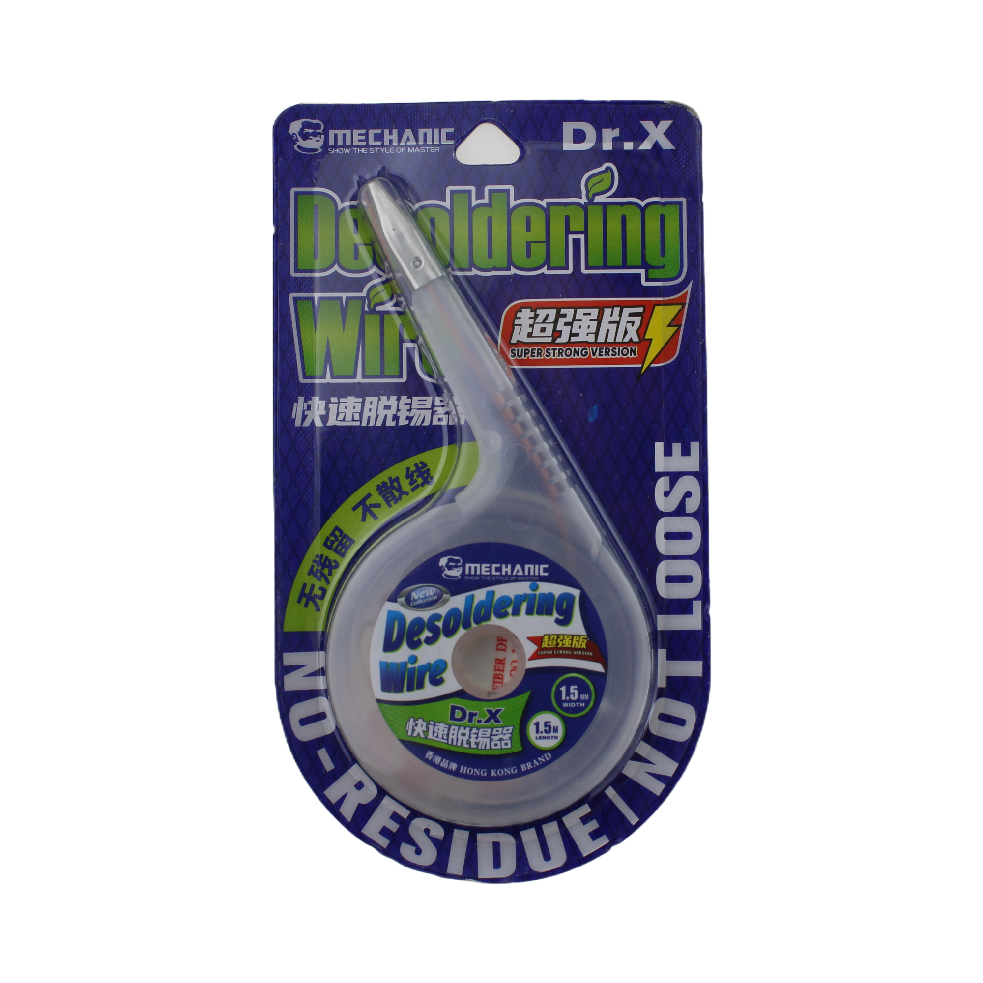 MECHANIC DR X – měděný odpájecí knot pro odstranění cínu 1,5 mm 1,5 m