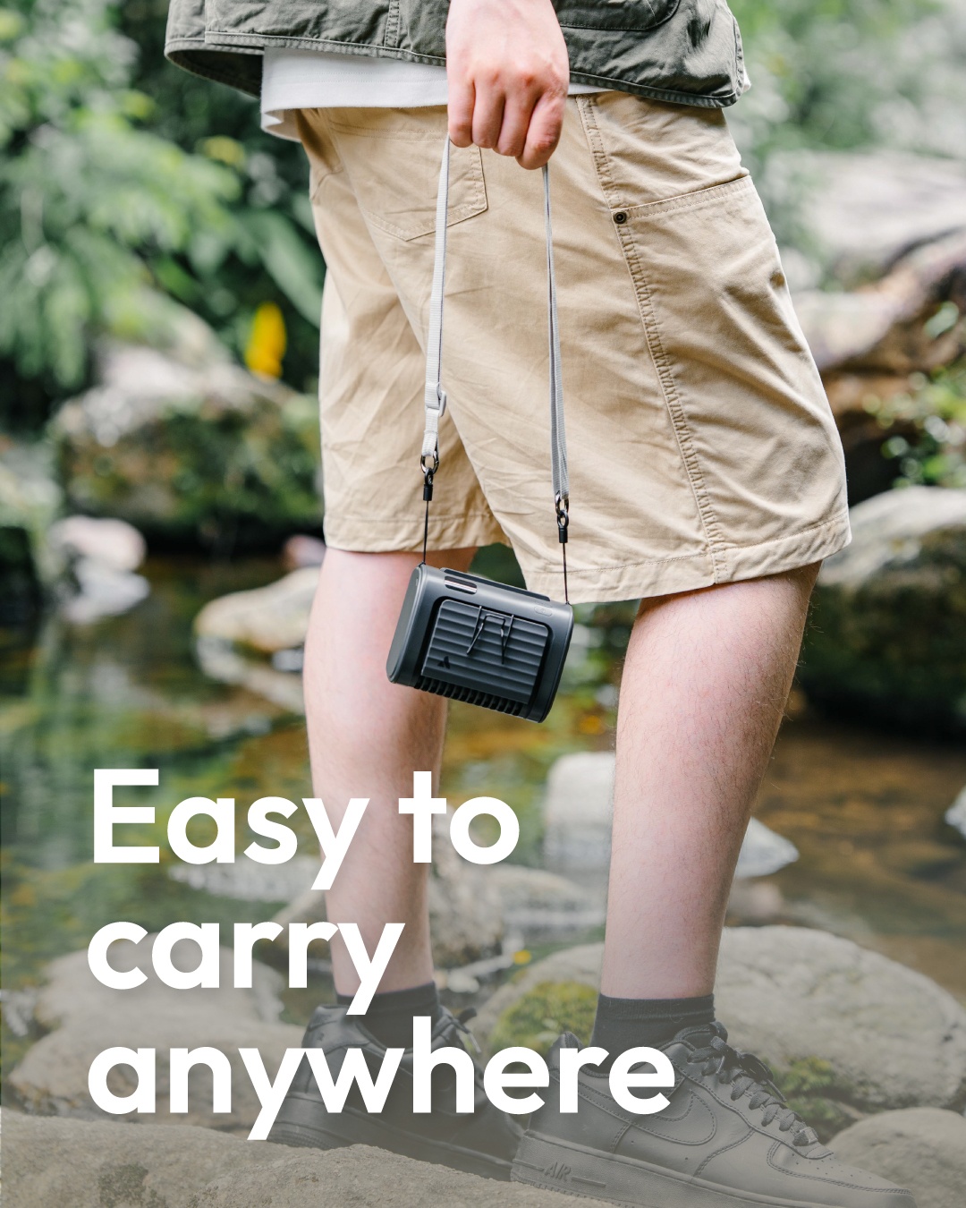 Aecooly Flow 01 UH01-A – Ventilátor na opasek 9000 mAh šedý