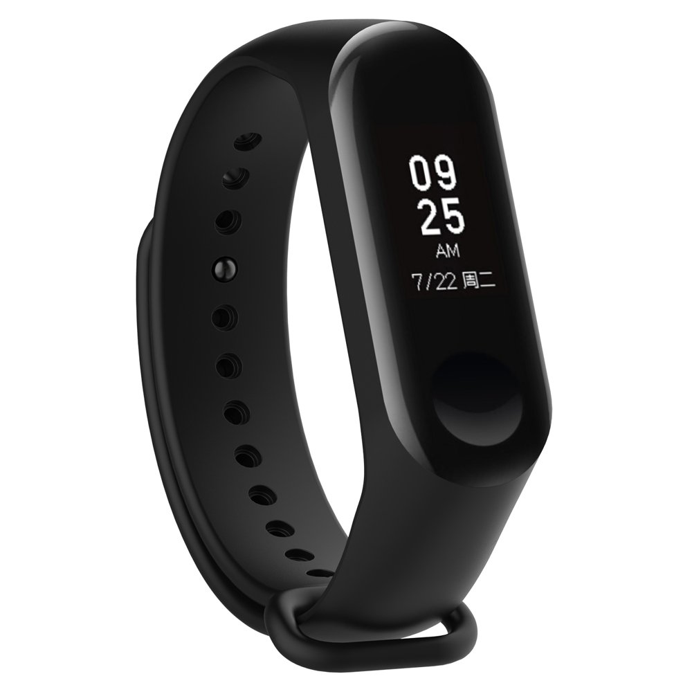 Silikonový řemínek pro Xiaomi Smart Band 9 - 10 - 11 černý