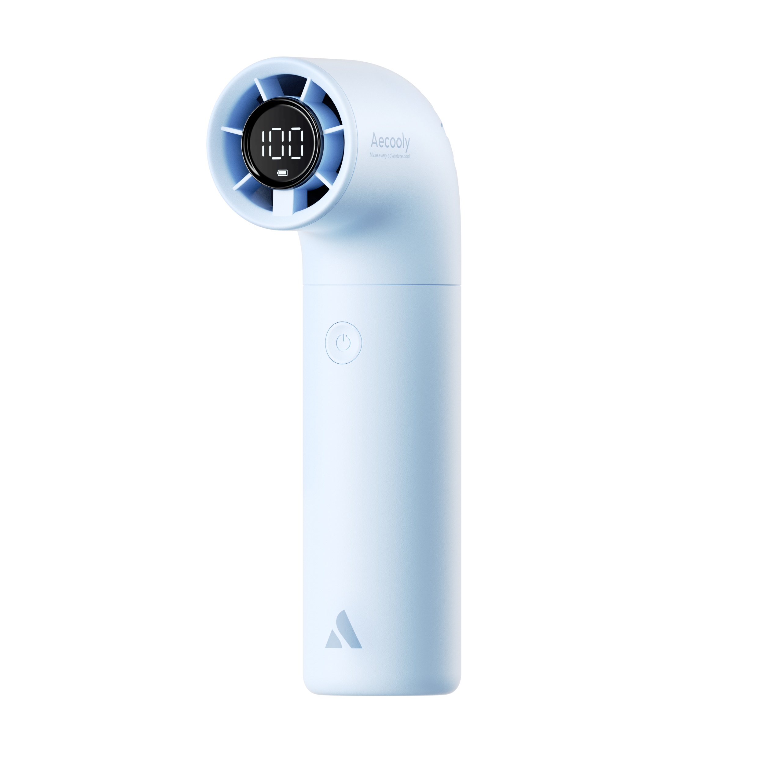Aecooly Aero PH02-A – Výkonný ruční ventilátor 3500 mAh modrý