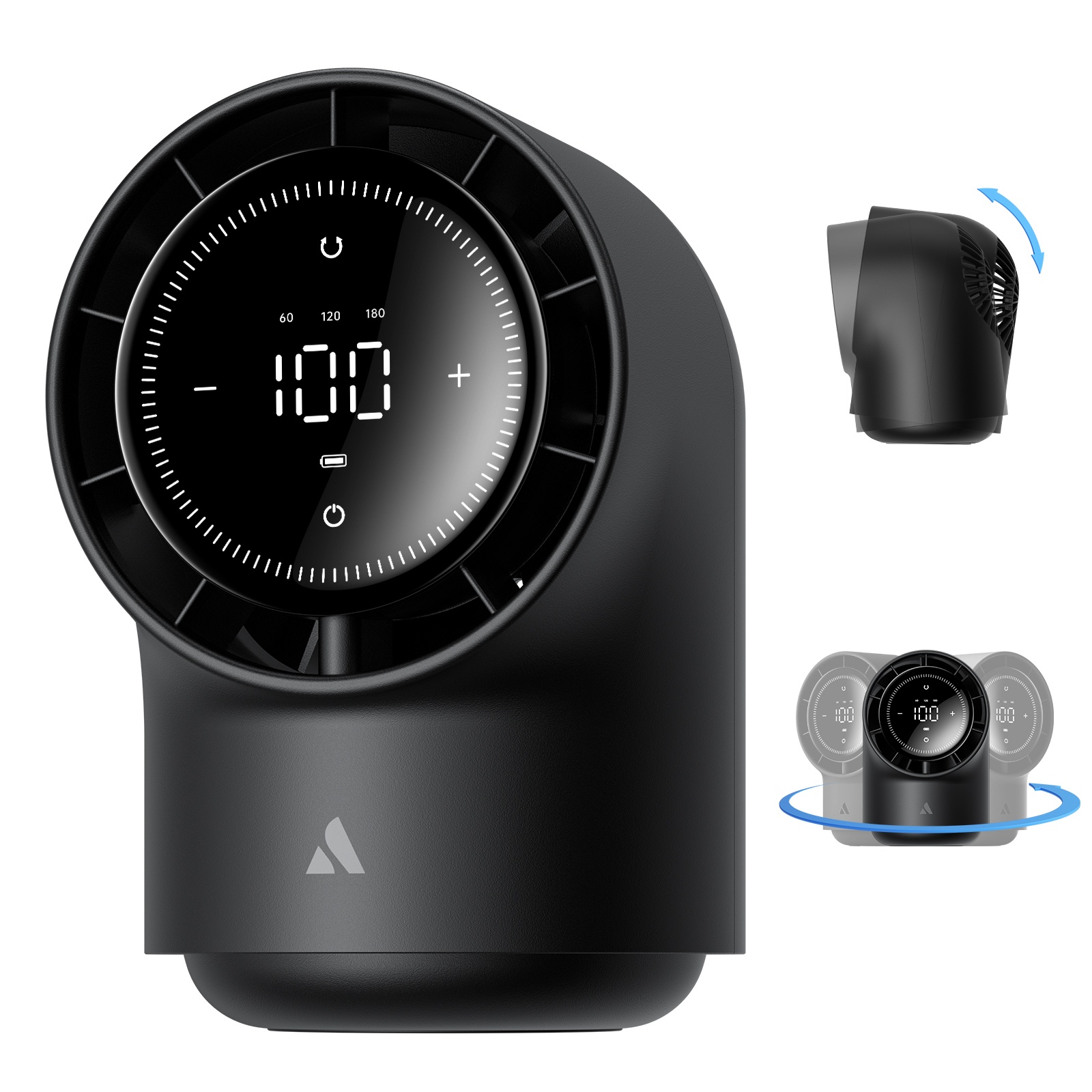 Aecooly Chic 01 TB01 – USB stolní ventilátor s automaticky otočnou hlavou černý