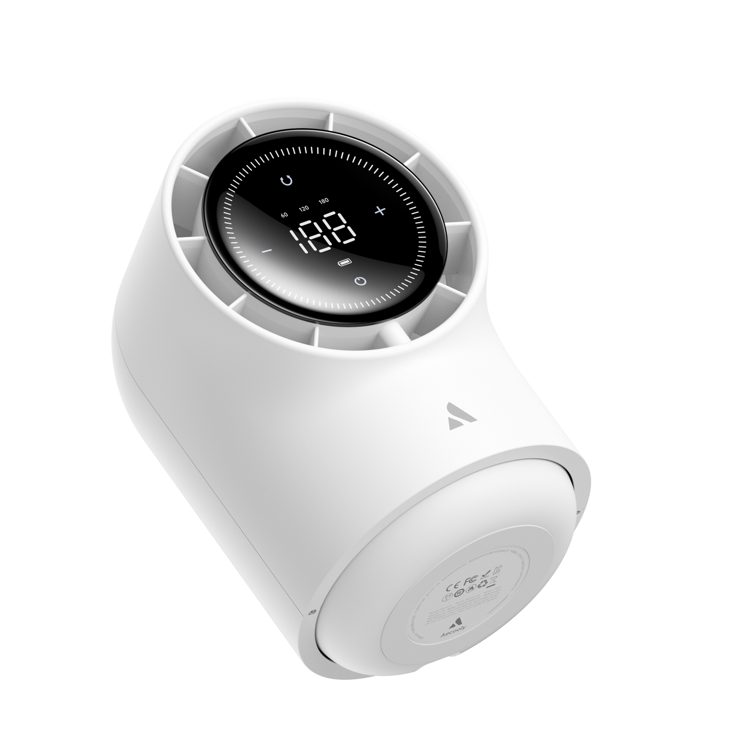 Aecooly Chic 01 TB01 – Stolní USB ventilátor s automatickým otáčením bílý