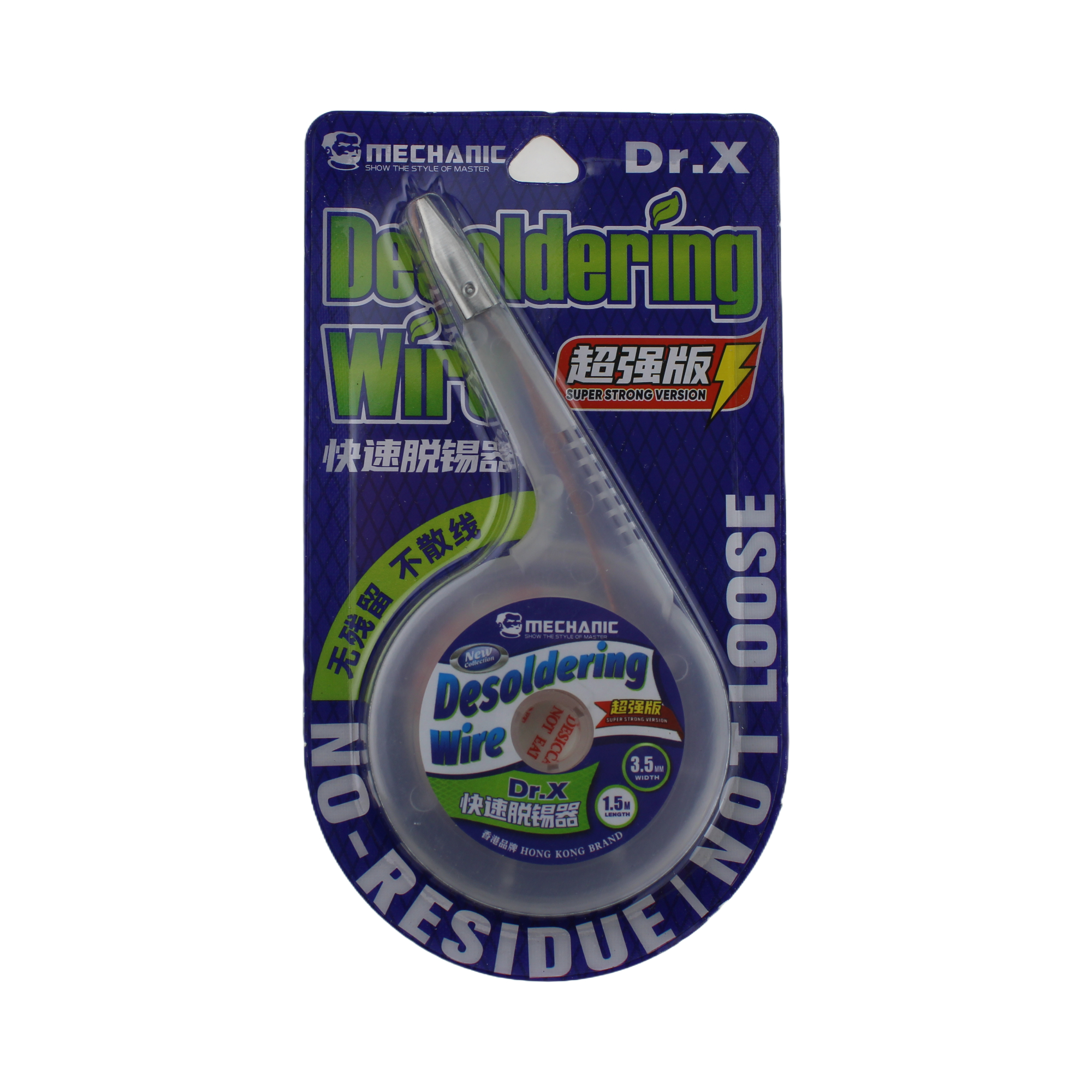 MECHANIC DR X – měděný odpájecí knot pro odstranění cínu 3,5 mm 1,5 m