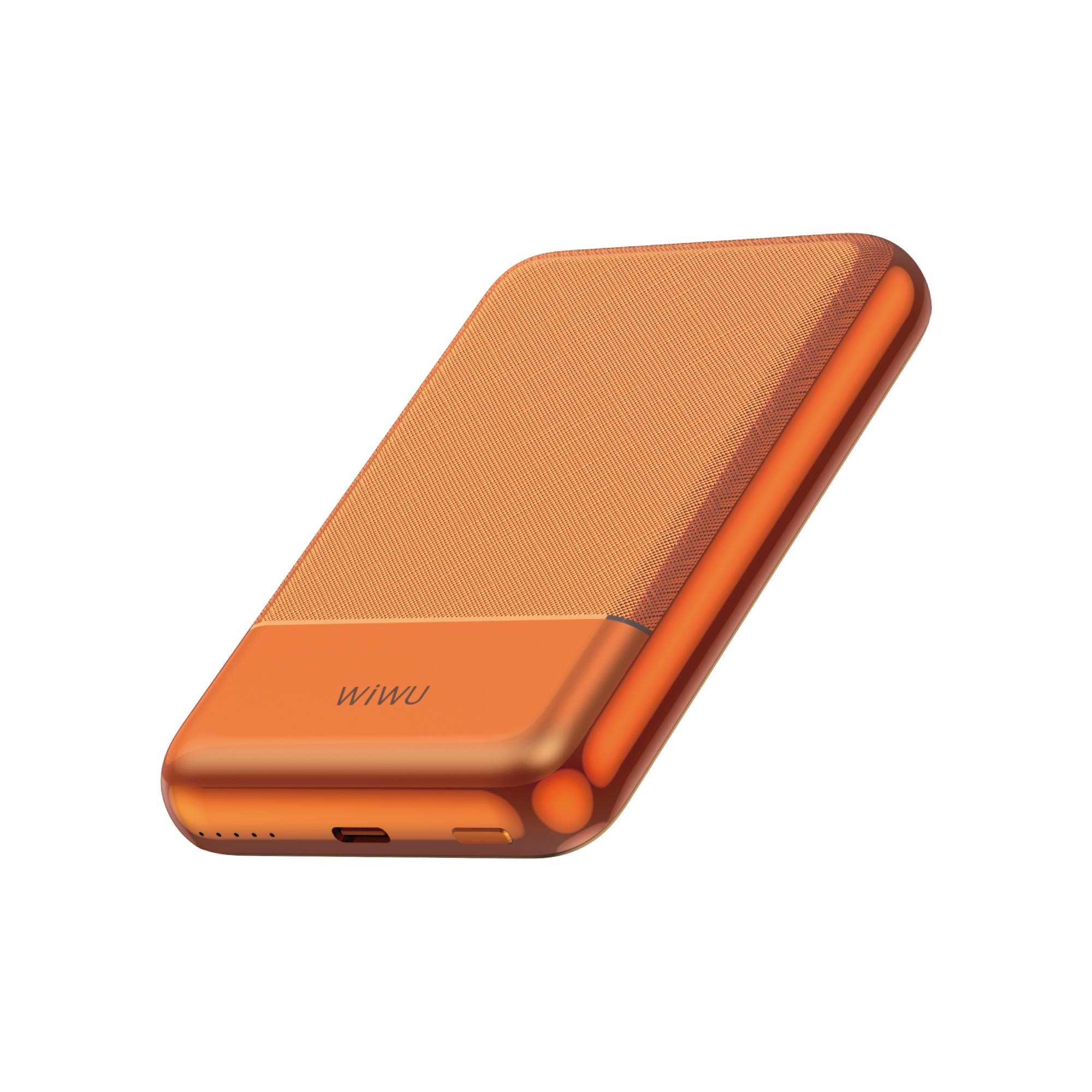 WiWU kovová hliníková magnetická powerbanka MagSafe Seraph Alloy Wi-P089 10000mAh 20W oranžová