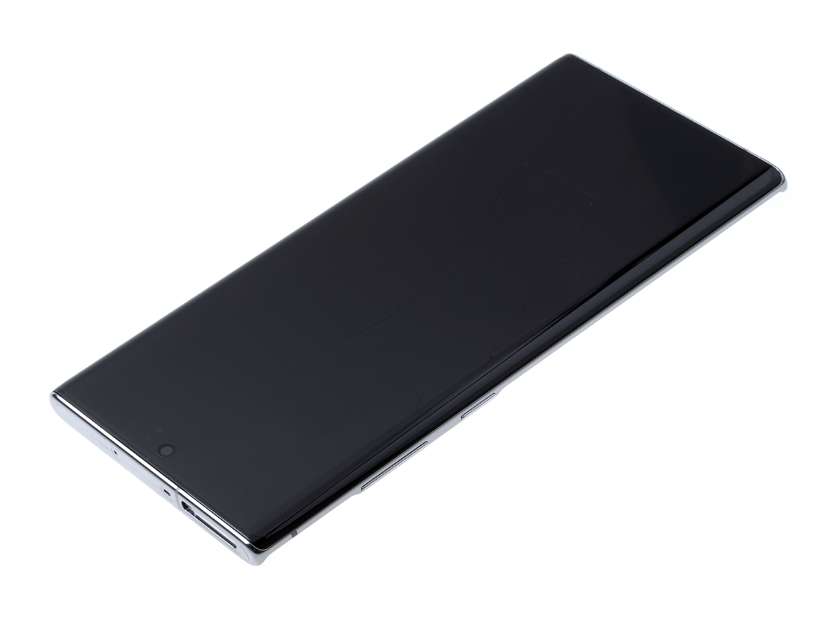 Originál LCD + Dotyková vrstva Samsung Galaxy Note 10 Plus SM-N975 stříbrná - demontovaný dil