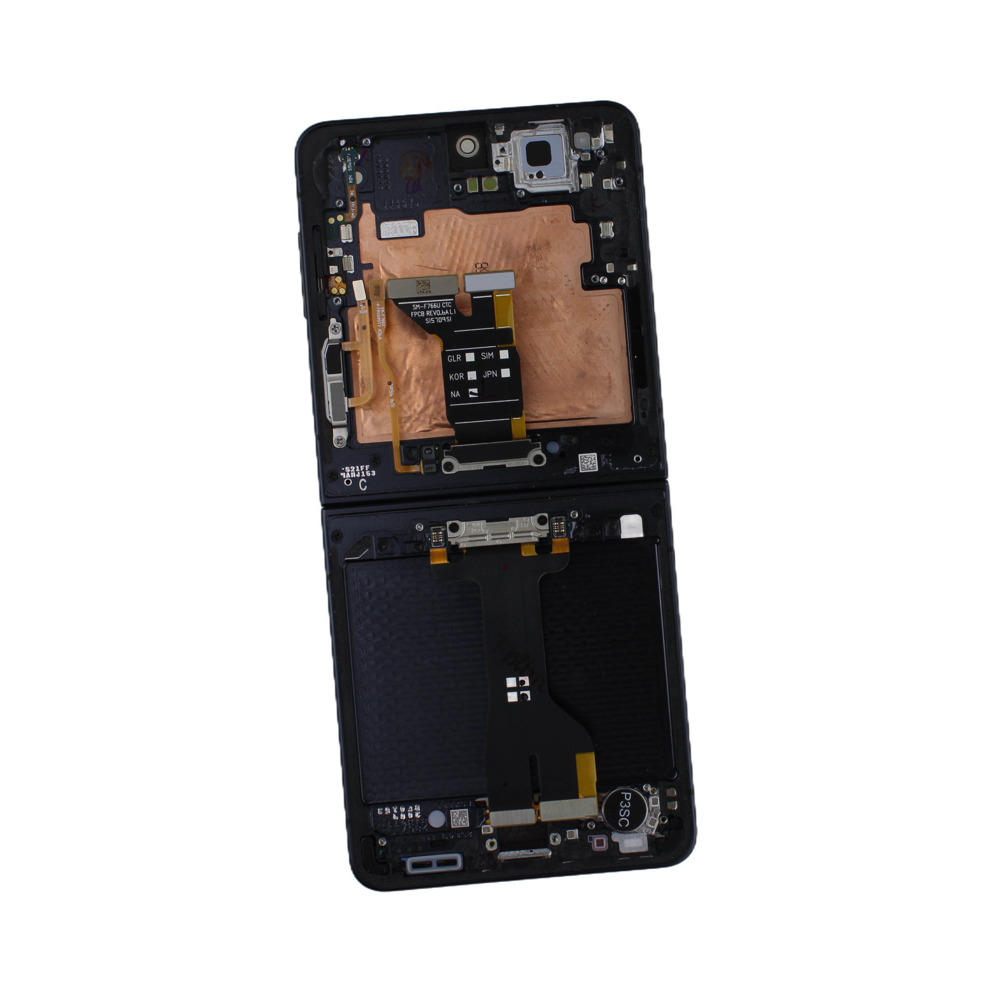 Originál LCD + Dotyková vrstva Samsung Galaxy Z Flip 7 SM-F766 černý demontovaný díl