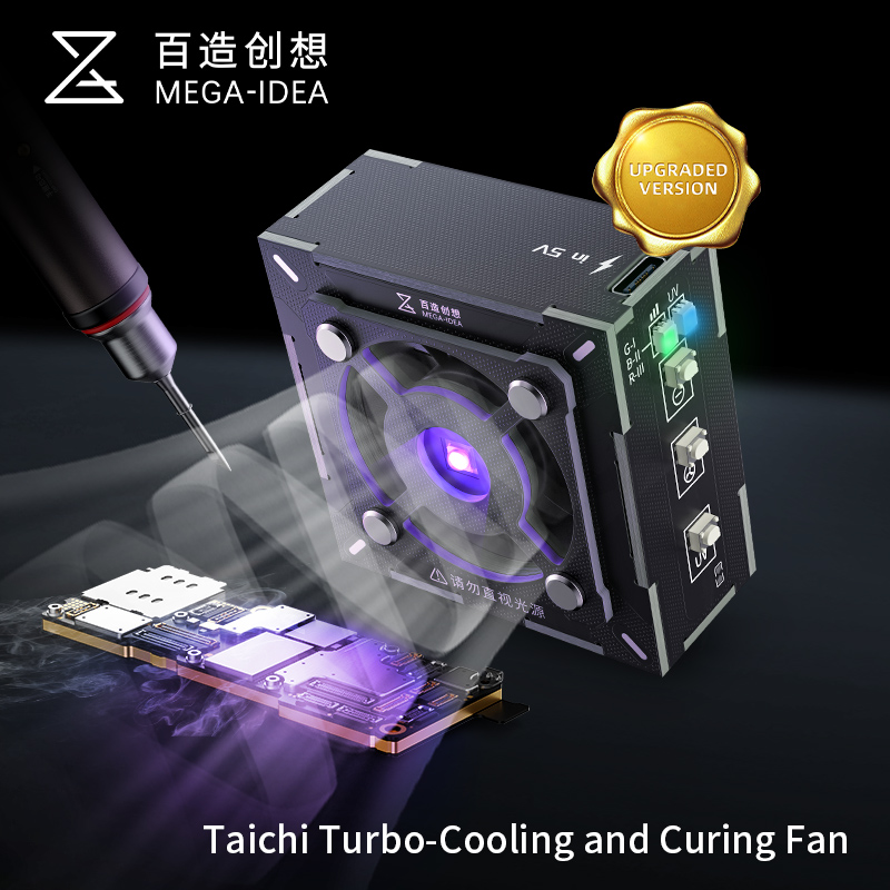 QianLi TAICHI Turbo Fan – servisní ventilátor pro chlazení a UV vytvrzování