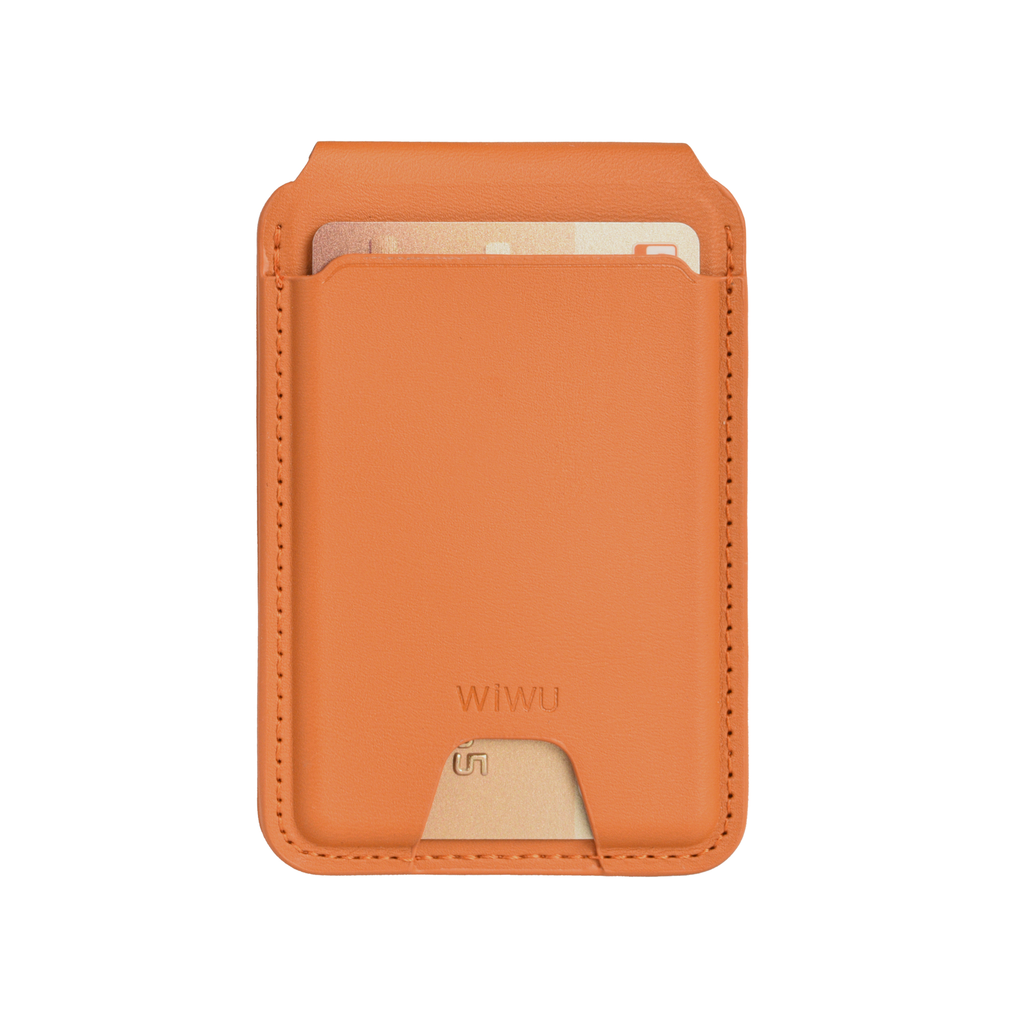 WiWU magnetická peněženka MagSafe s lokátorem Apple Find My Mag Wallet FM MW-005 hnědá