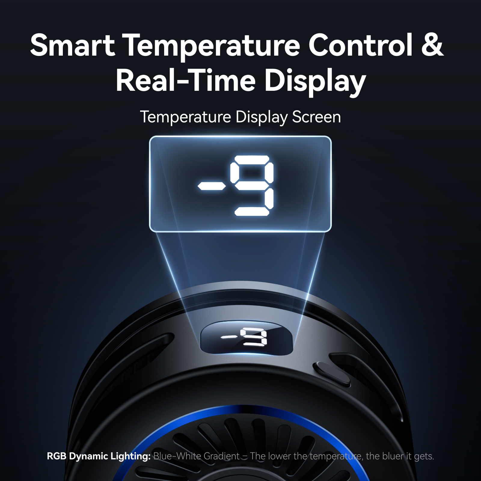 Telesin Radiator Pro P9-MPR-01-P - chladicí ventilátor na telefon s MagSafe černý