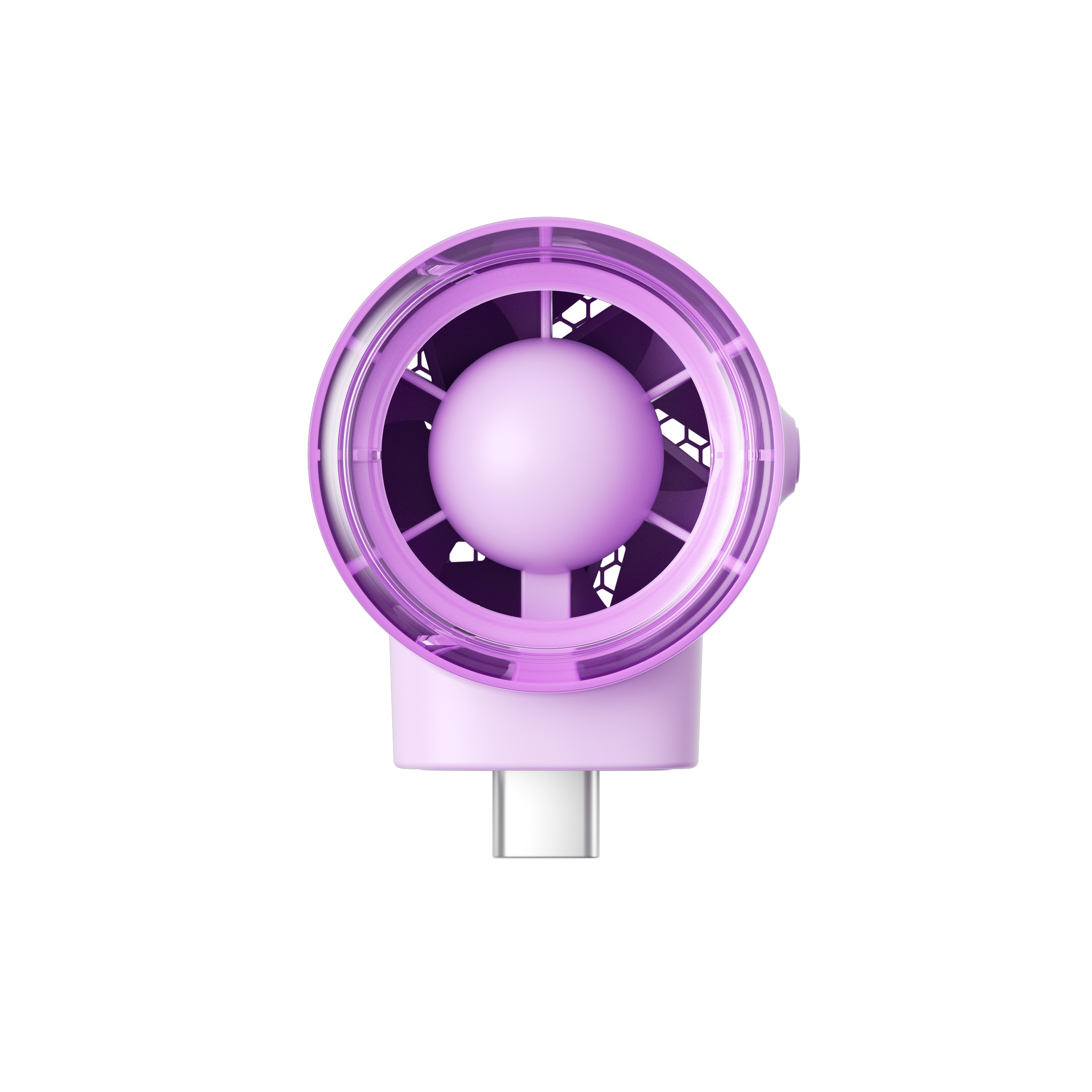 Aecooly Air Mate PK01-F1 – Mini ventilátor do telefonu USB-C fialový
