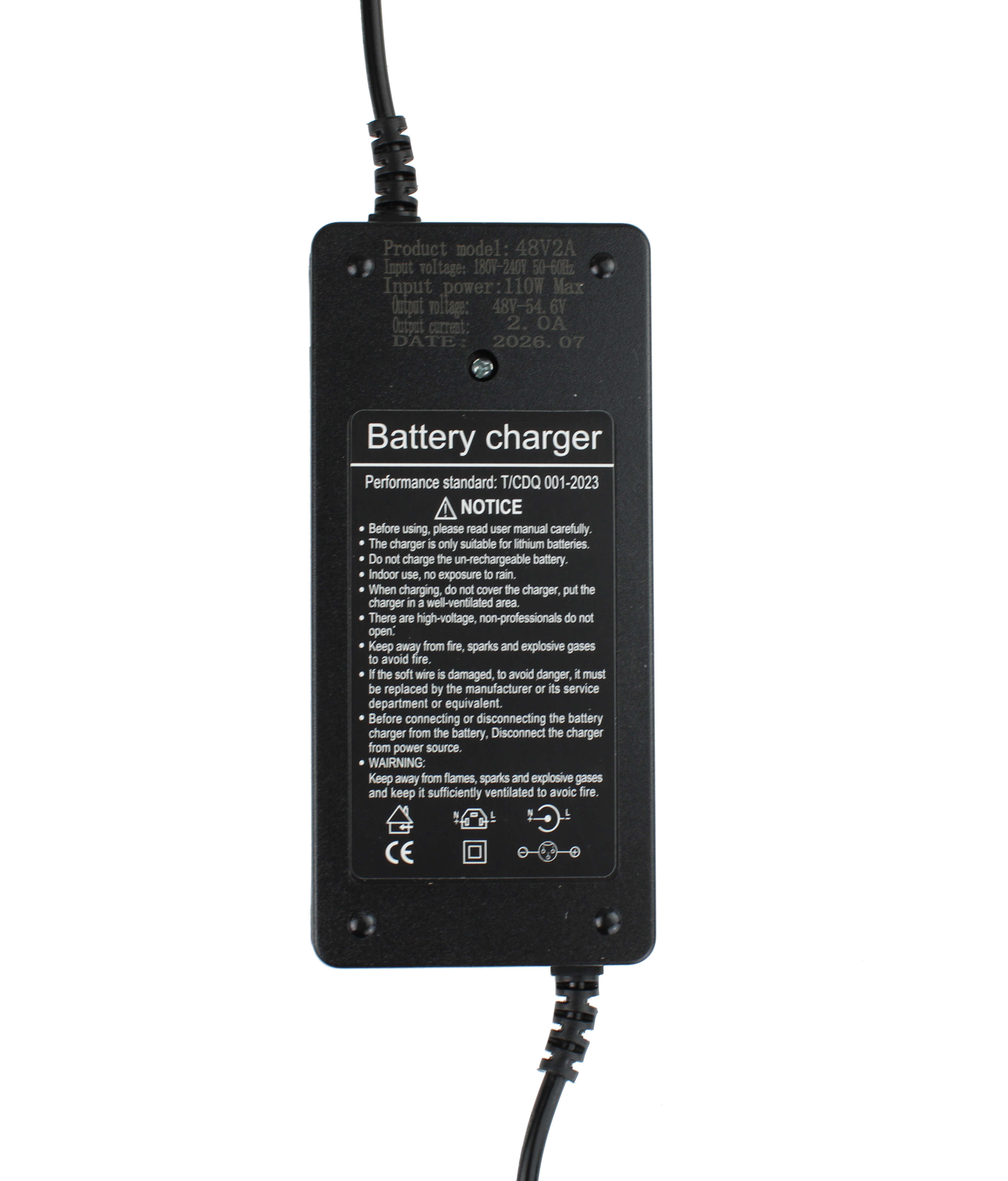 Nabíječka / napájecí zdroj 54,6V 2A DC 5,5 × 2,5 mm pro KuKirin G2 Max - G2 Pro - GoSoul 2