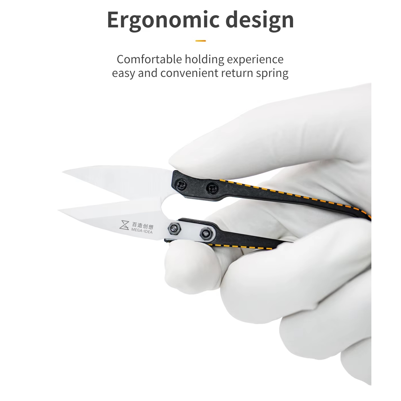 QianLi – Ceramic Scissors Izolované Keramické Nůžky