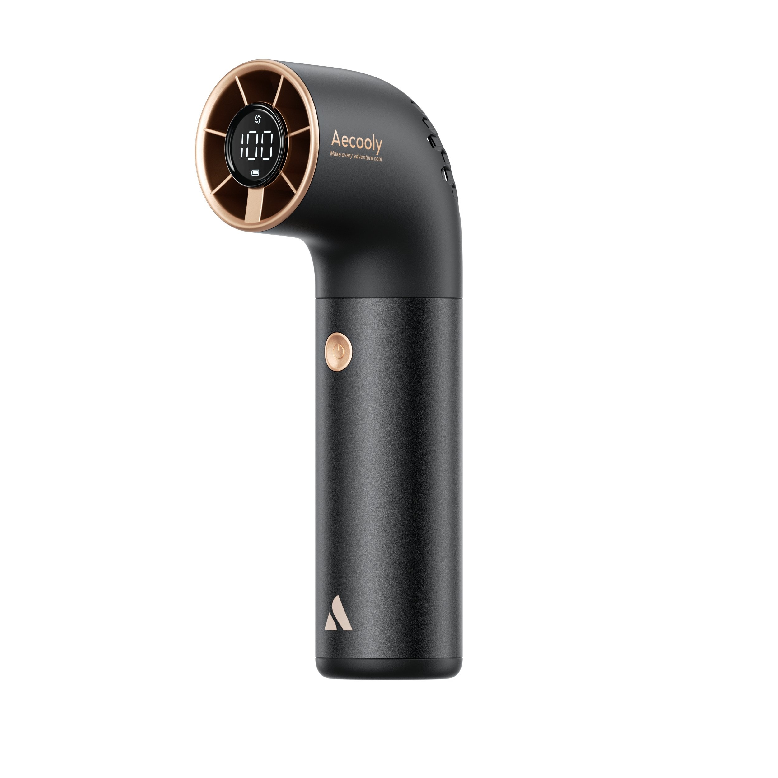 Aecooly Aero Ultra PH03 – Rychlý kovový ruční ventilátor černý