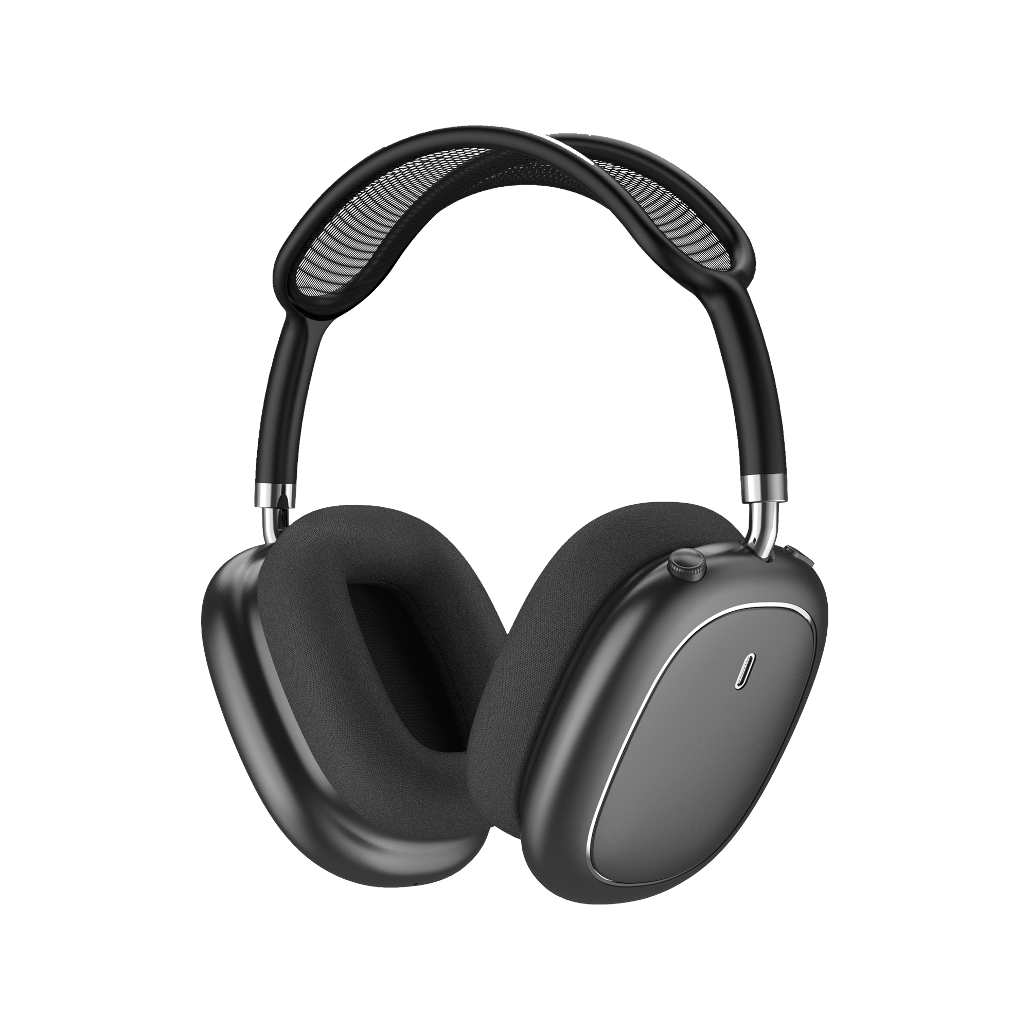 WiWU bezdrátová náhlavní sluchátka s aktivním potlačením hluku ANC Airbuds MAX TD-18 černá
