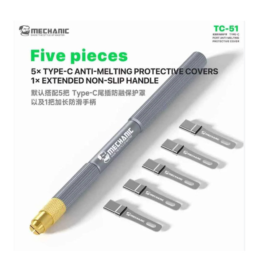 MECHANIC TC-51 – ochrana USB-C konektoru proti přehřátí při hot air reworku