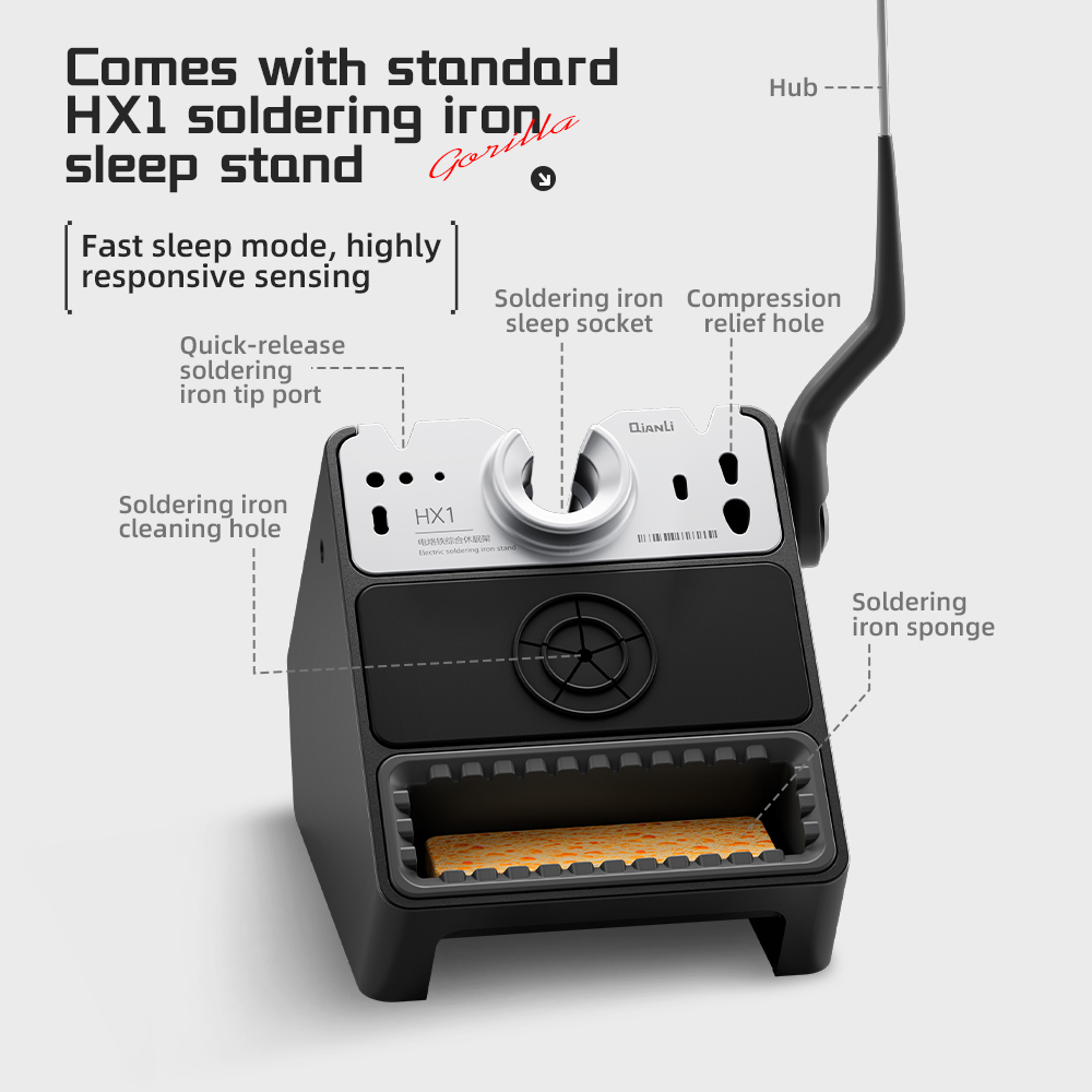 QianLi H240 – Inteligentní Pájecí Stanice s Držákem HX1