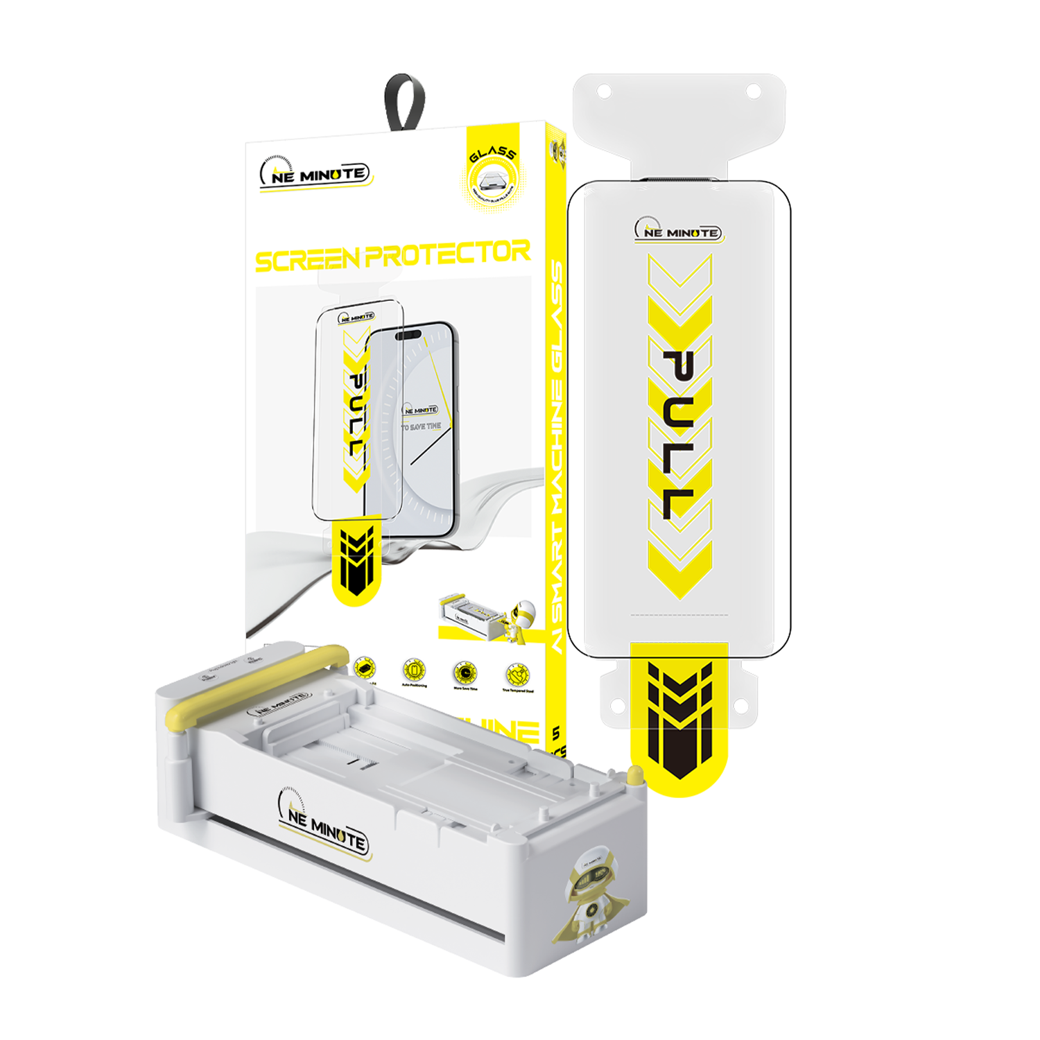 Oneminute ochranné sklo pro Samsung Galaxy A26 Ultra 2.5D Clear HD pro AI Smart Machine 5 ks