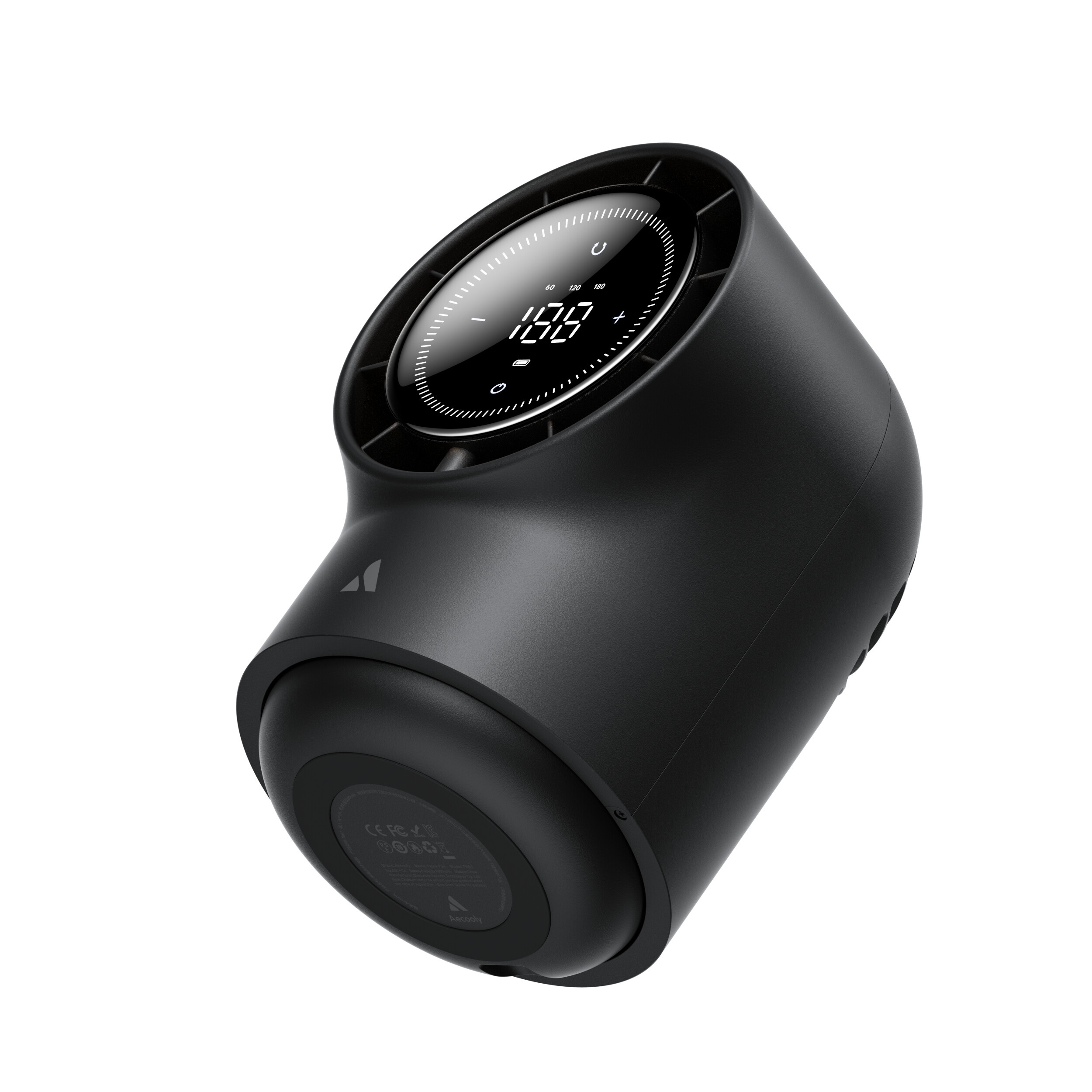 Aecooly Chic 01 TB01 – USB stolní ventilátor s automaticky otočnou hlavou černý
