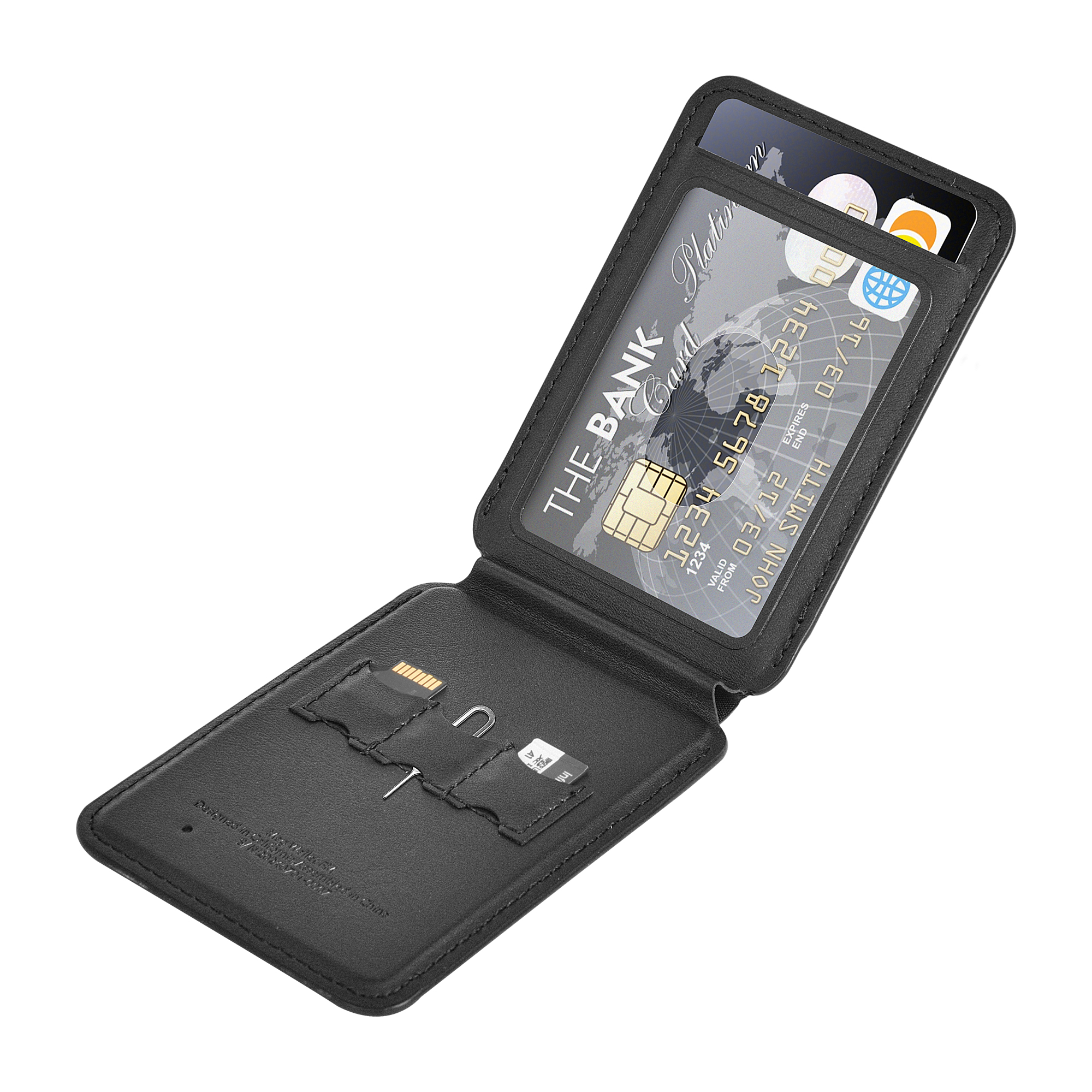 WiWU magnetická peněženka MagSafe s lokátorem Apple Find My Mag Wallet FM MW-005 černá