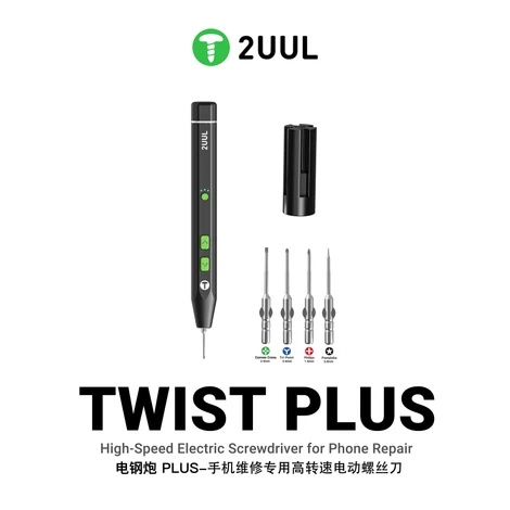2UUL SD15 Twist Plus – přesný elektrický šroubovák se sadou bitů