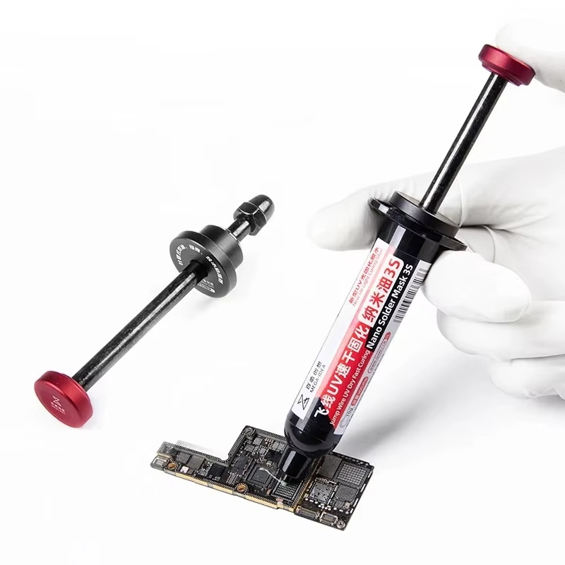 QianLi Needle Tube Booster – Hliníkový Stlačovací Aplikátor pro Pájecí Pastu a Flux
