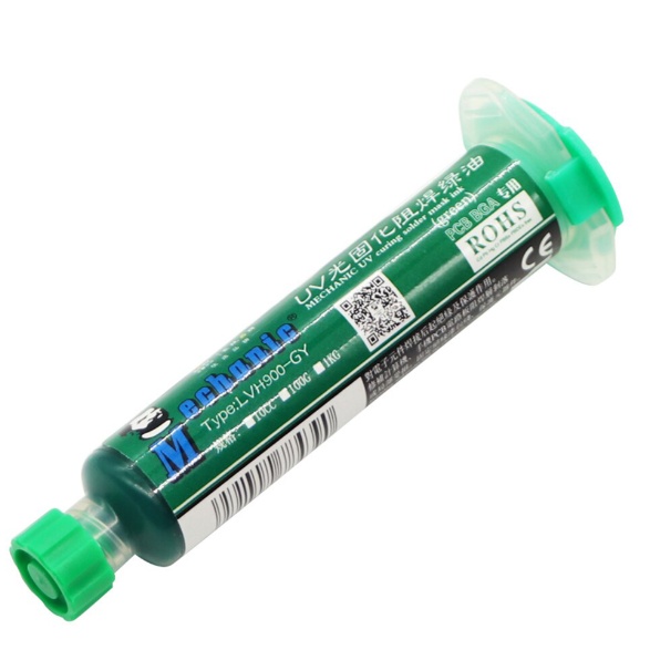MECHANIC Soldermaska lutownicza UV (zielona) do regeneracji płytek PCB