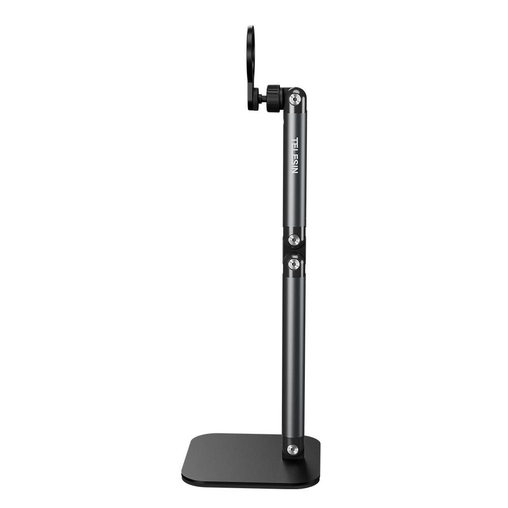 Telesin P3-DS-01 - hliníkový stojan na telefon s MagSafe 360° černý