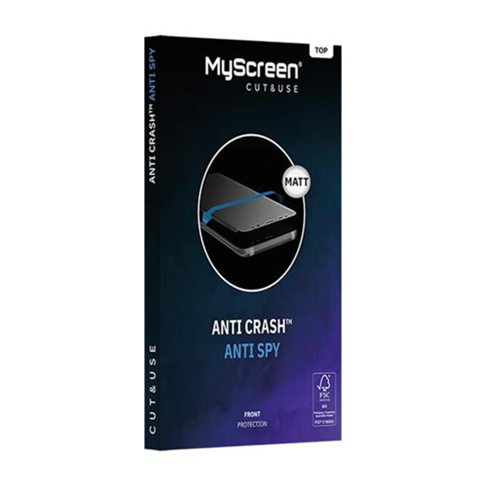 MyScreen Cut & Use - ochranná fólie do plotru 7" antiCrash AntiSPY Matt 4.0 TOP - 10 ks