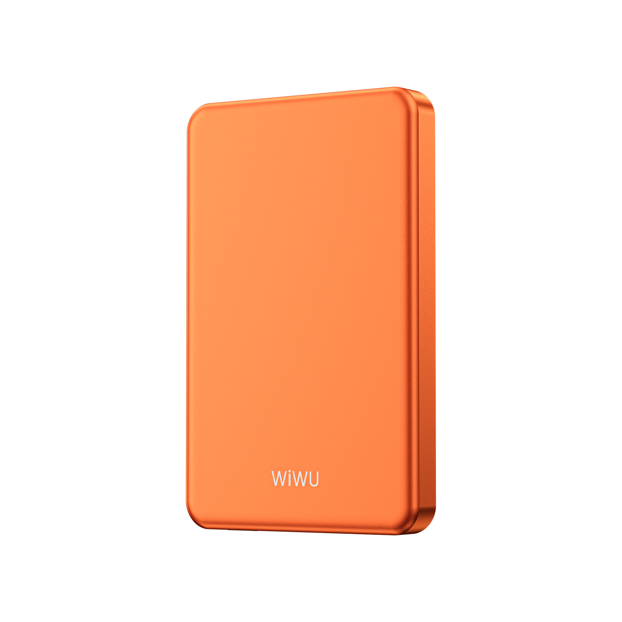 WiWU ultra tenká magnetická powerbanka MagSafe P15 5000mAh oranžová