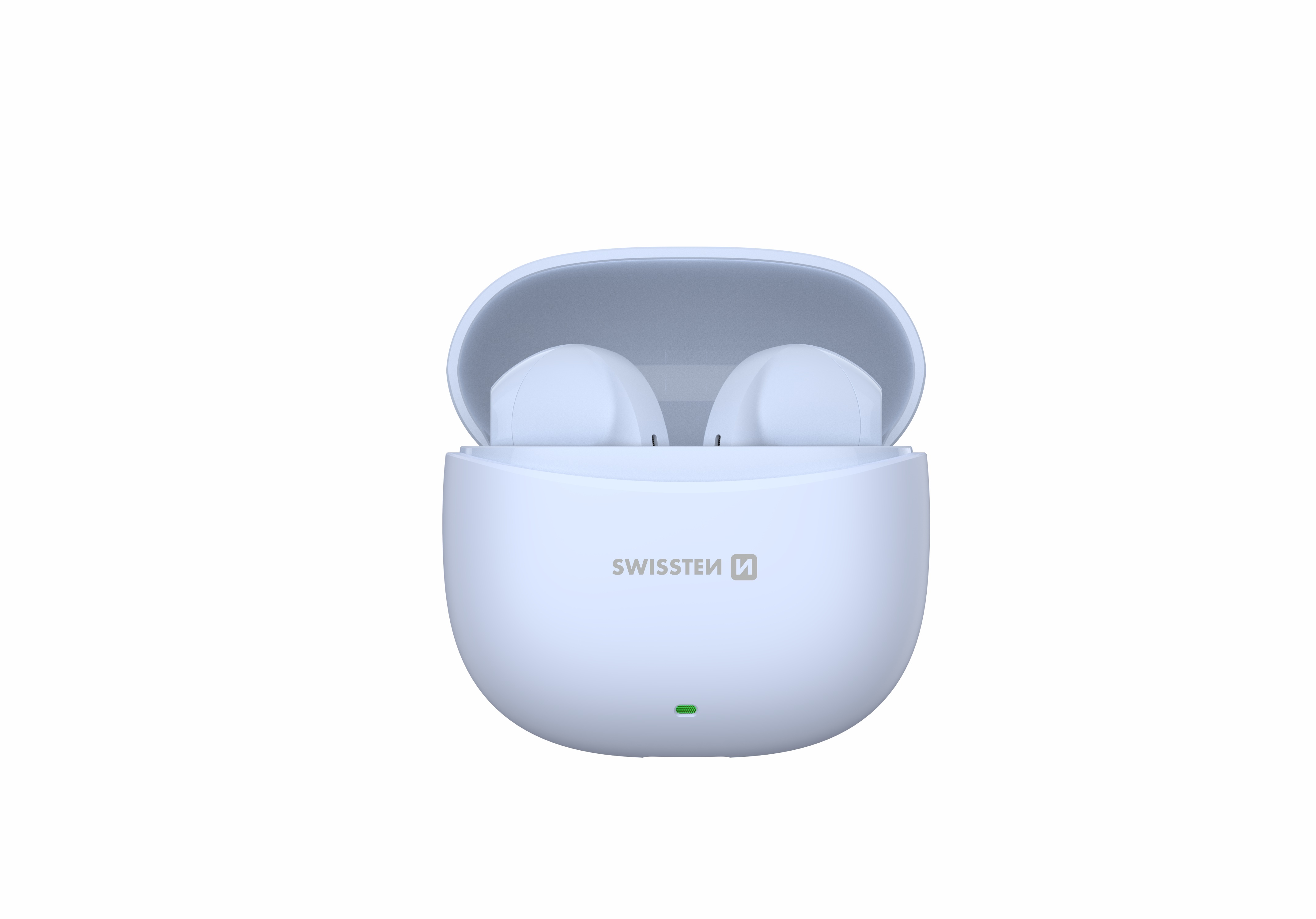 SWISSTEN Mini Tune bezdrátová sluchátka TWS Bluetooth 6.0 IP54 modrá
