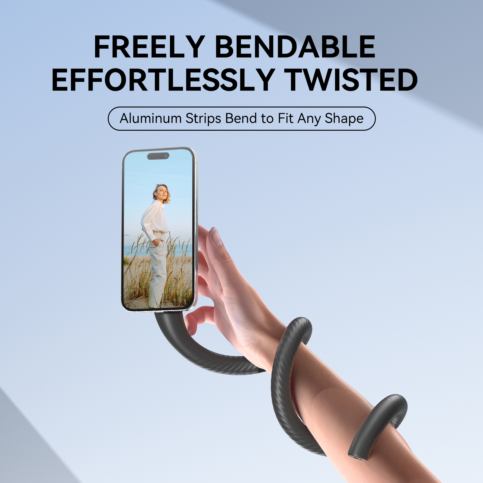 Telesin P3-FM-01 - flexibilní držák na telefon s MagSafe černý