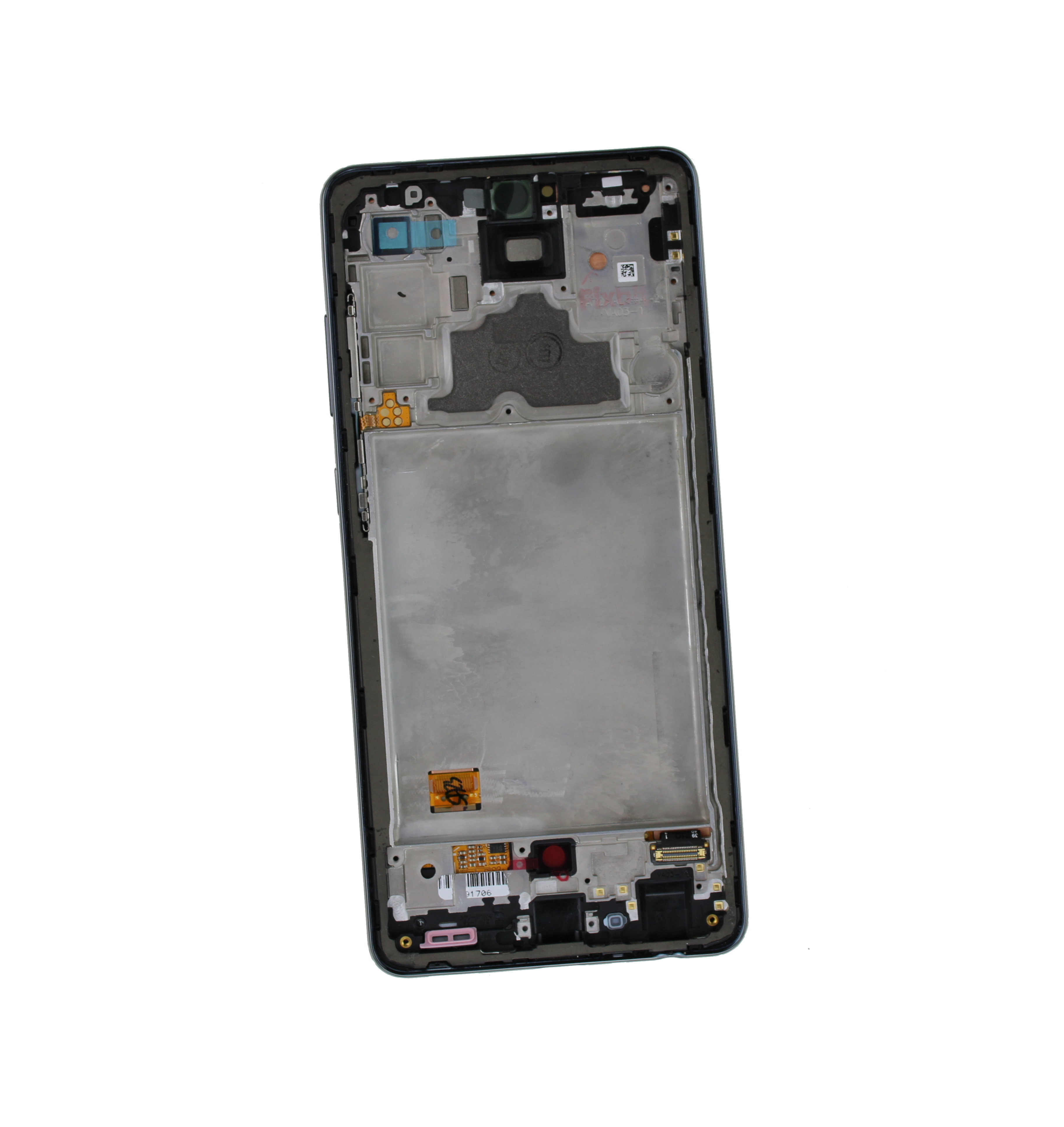 Originál LCD + Dotyková vrstva Samsung Galaxy A72 SM-A725 černá - demontovaný díl - vypálení LCD A