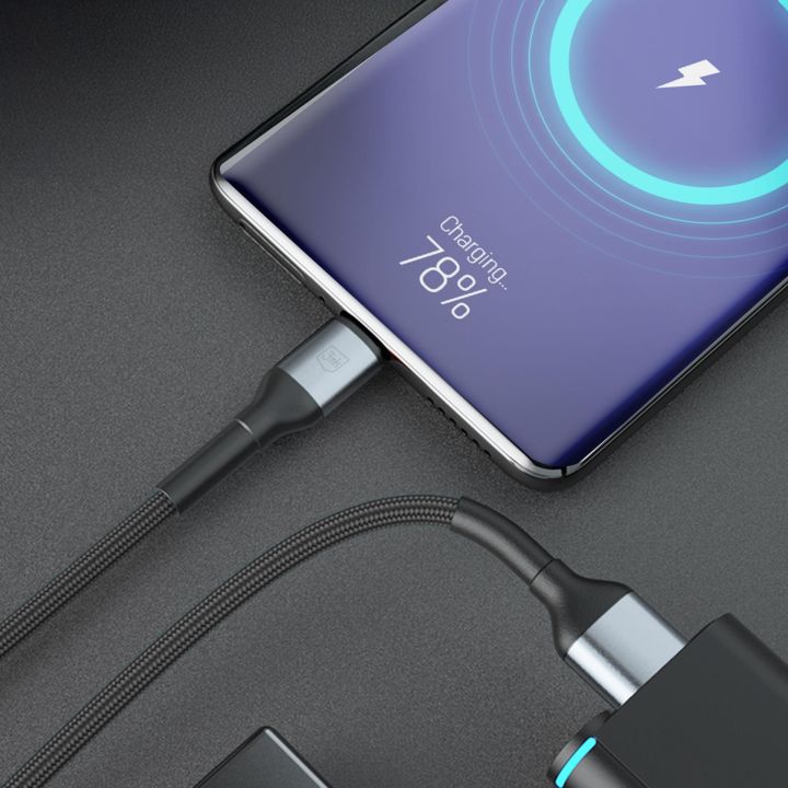 3mk Hyper Cable N-SERIES – USB-A / USB-C kabel 18 W 1 m černý