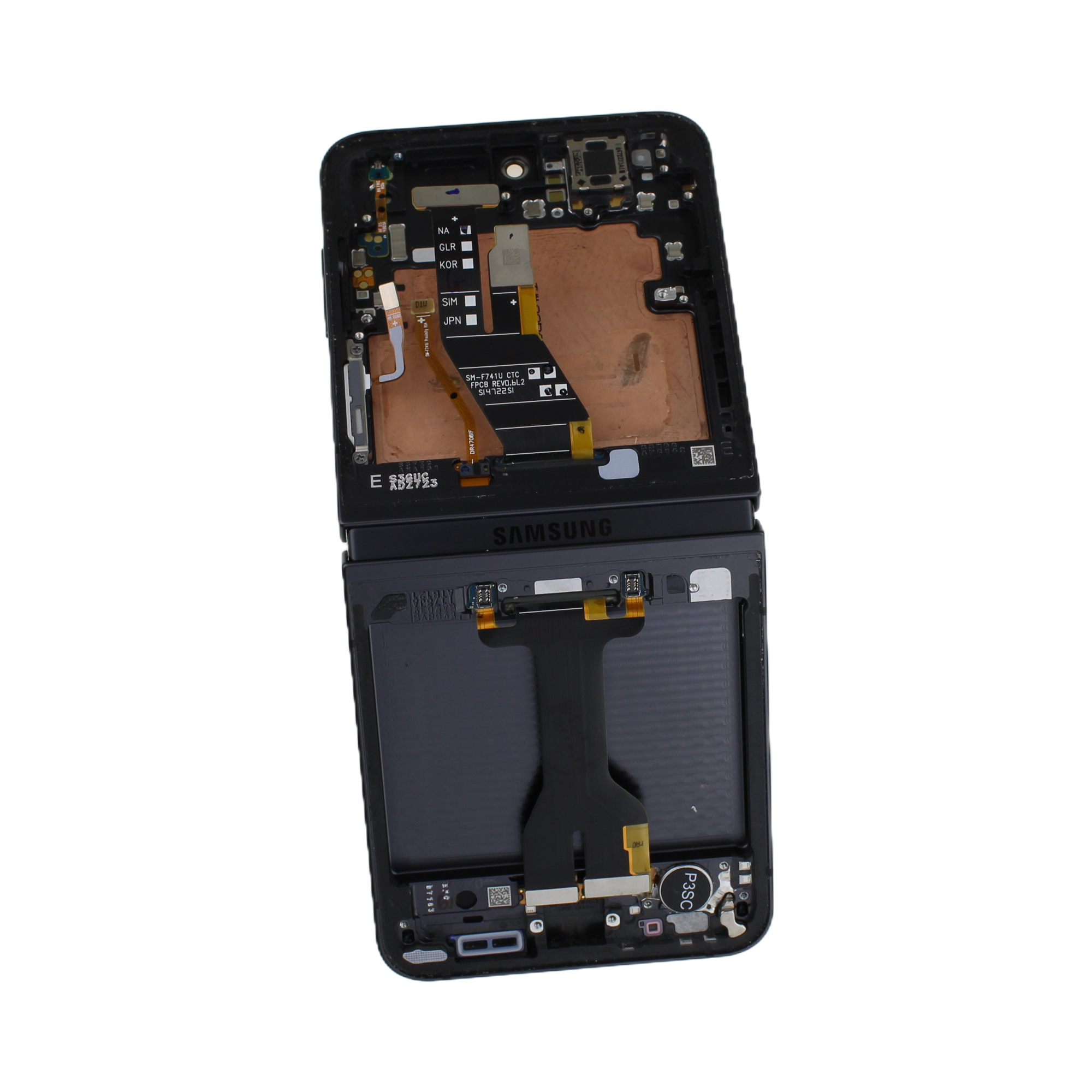 Originál LCD + Dotyková vrstva Samsung SM-F741 Galaxy Z Flip 6 černá demontovaný dil