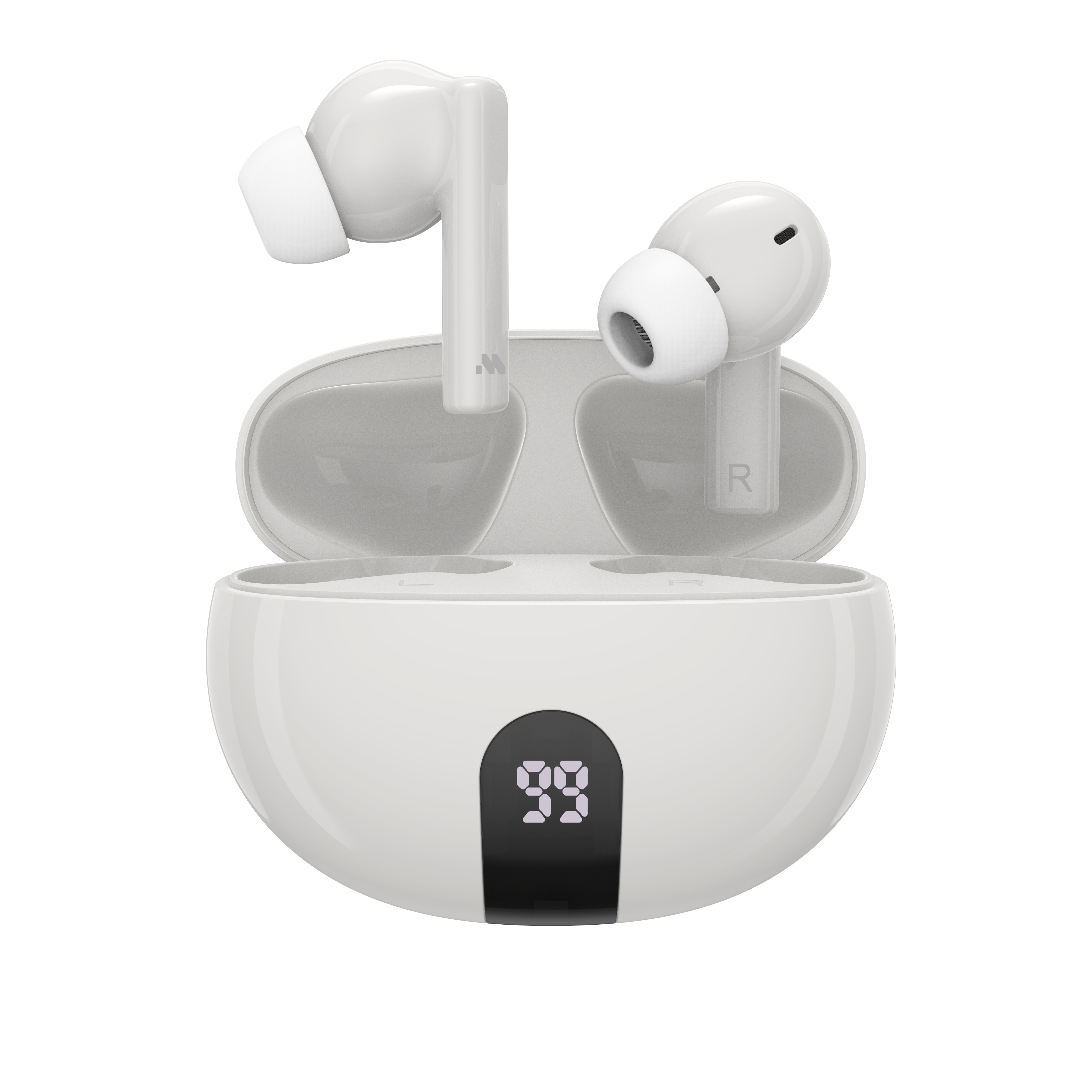 Miatone Boston P54 – bezdrátová Bluetooth sluchátka s ANC a ENC bílá