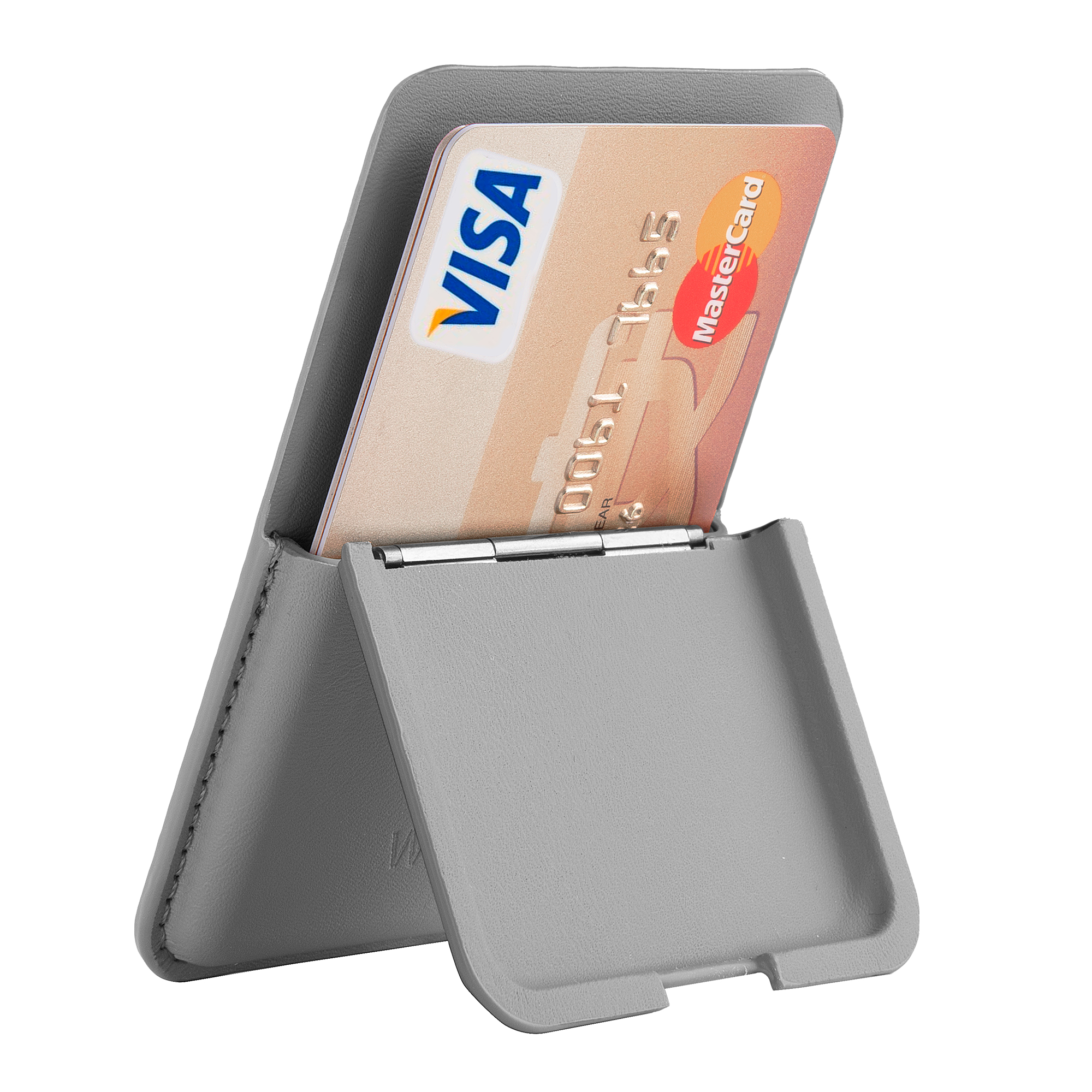 WiWU magnetická peněženka pouzdro na karty MagSafe Mag Wallet MW-001 šedá